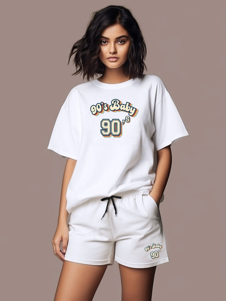 90's Baby Oversize T-Shirt & Short Set