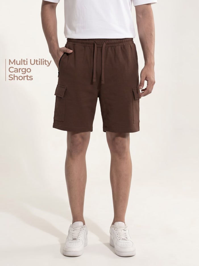 Chocolate Brown cargo shorts