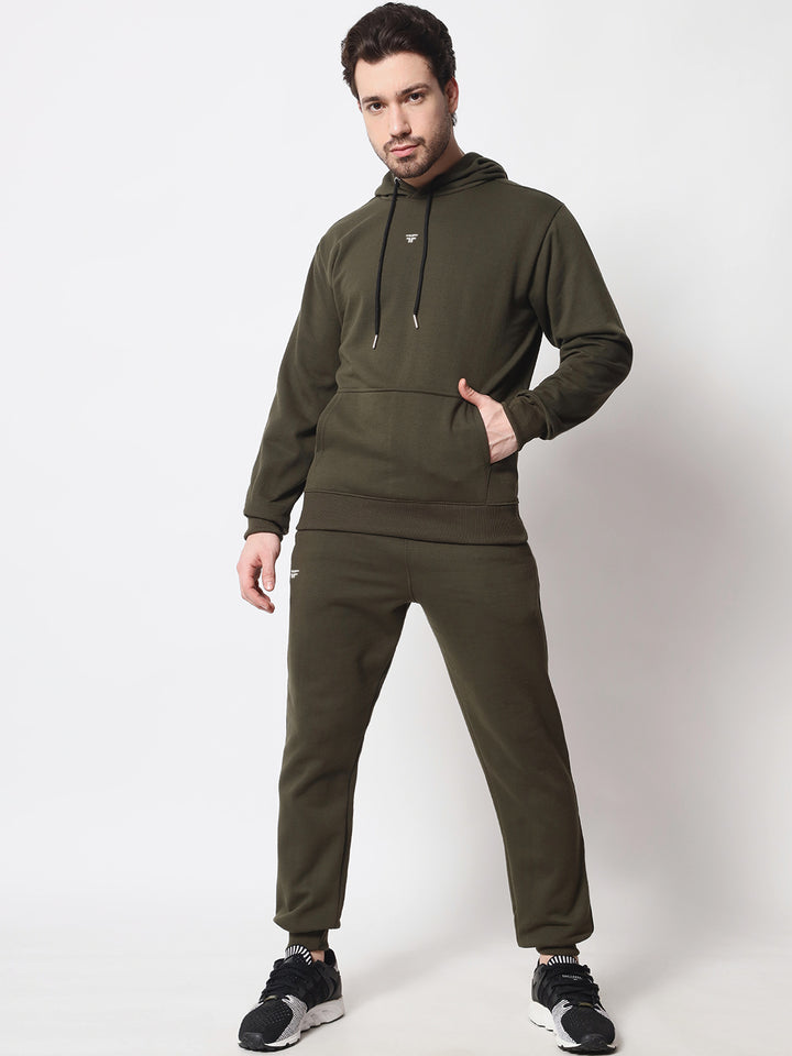 Green Thermal Co-ord Set (Hoodie and Jogger Combo)