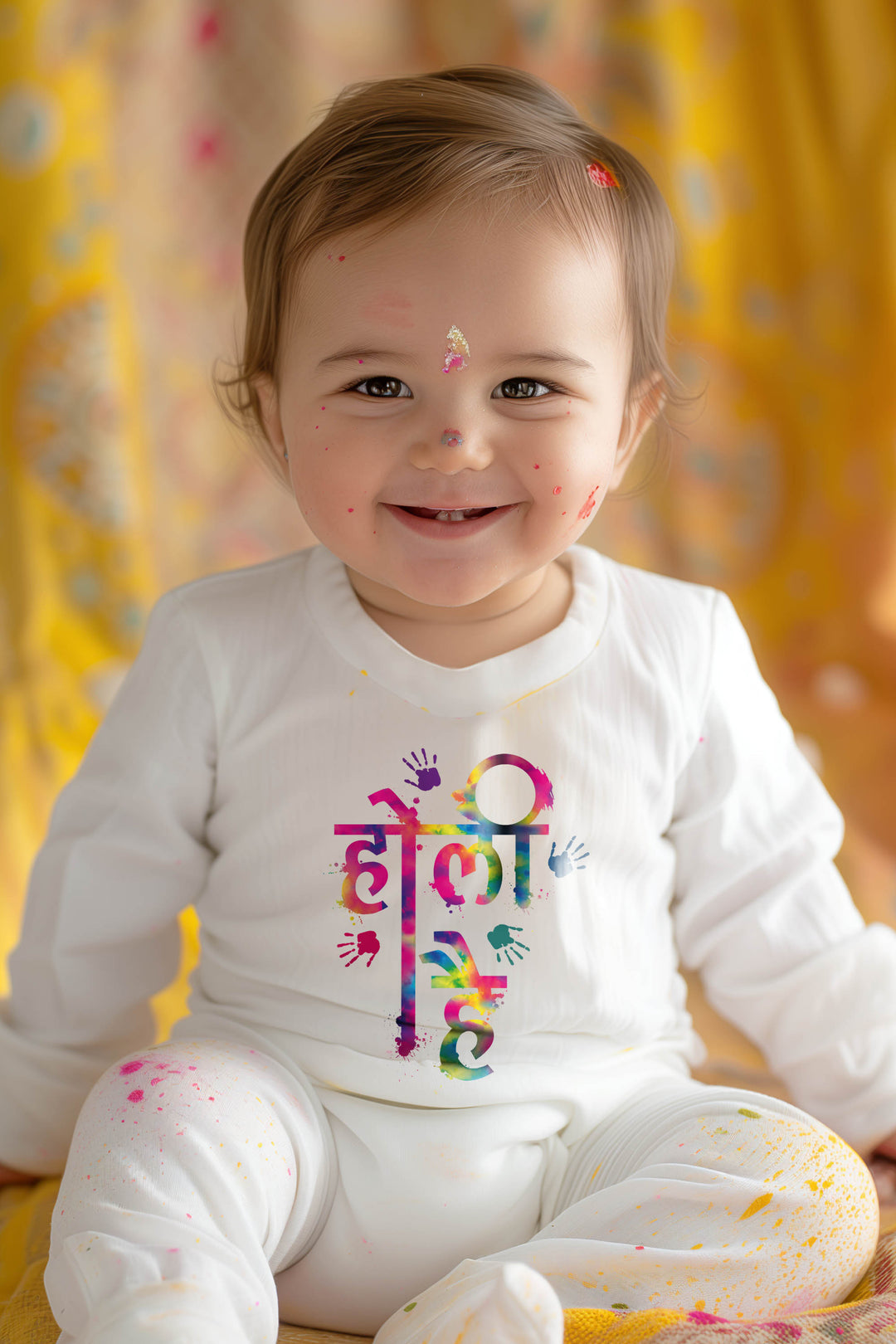 Holi Hai (Hindi) Baby Romper | Onesies