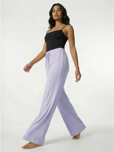 Lavender Dream Flared PJ Pants