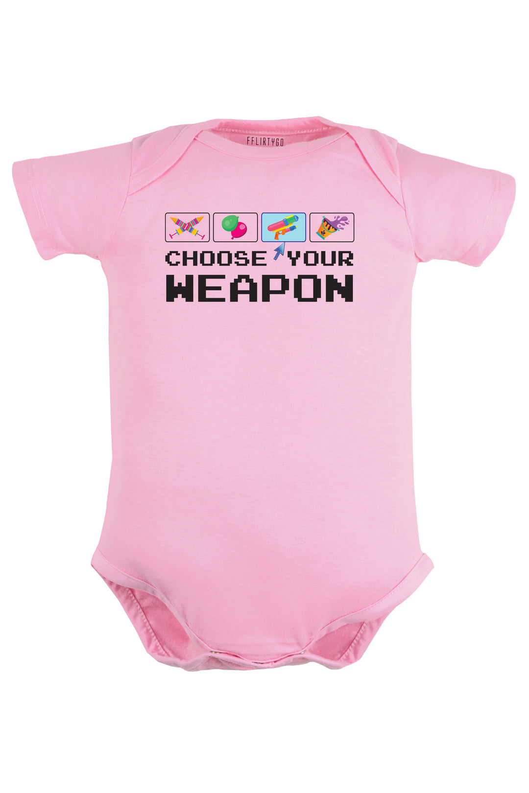 Choose Your Weapon Baby Romper | Onesies
