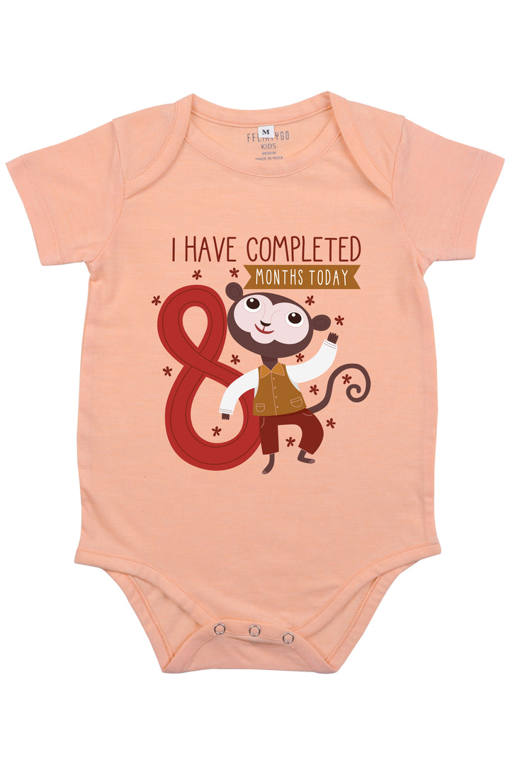 I Have Completed Eight Months Today Romper - FflirtyGo