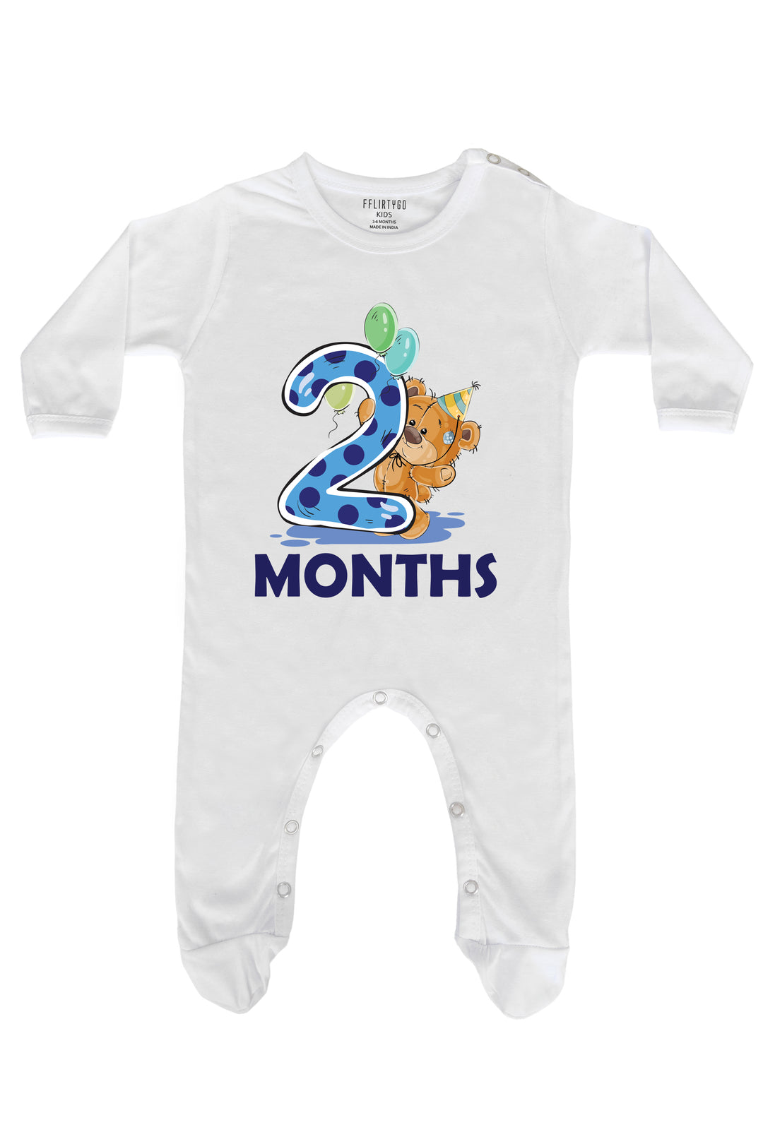 Two Months Milestone Baby Romper | Onesies