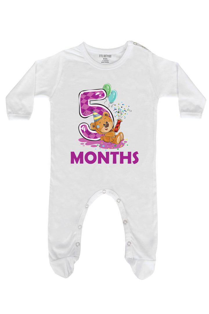 Five Months Milestone Baby Romper | Onesies