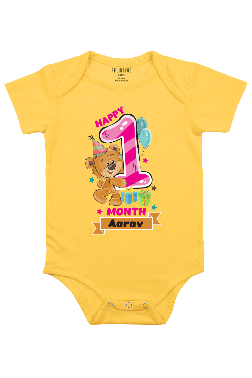 Adorable rompers for newborns now available at Fflirtygo. Explore yellow baby rompers, including a charming teddy bear onesie, for ultimate comfort and style.