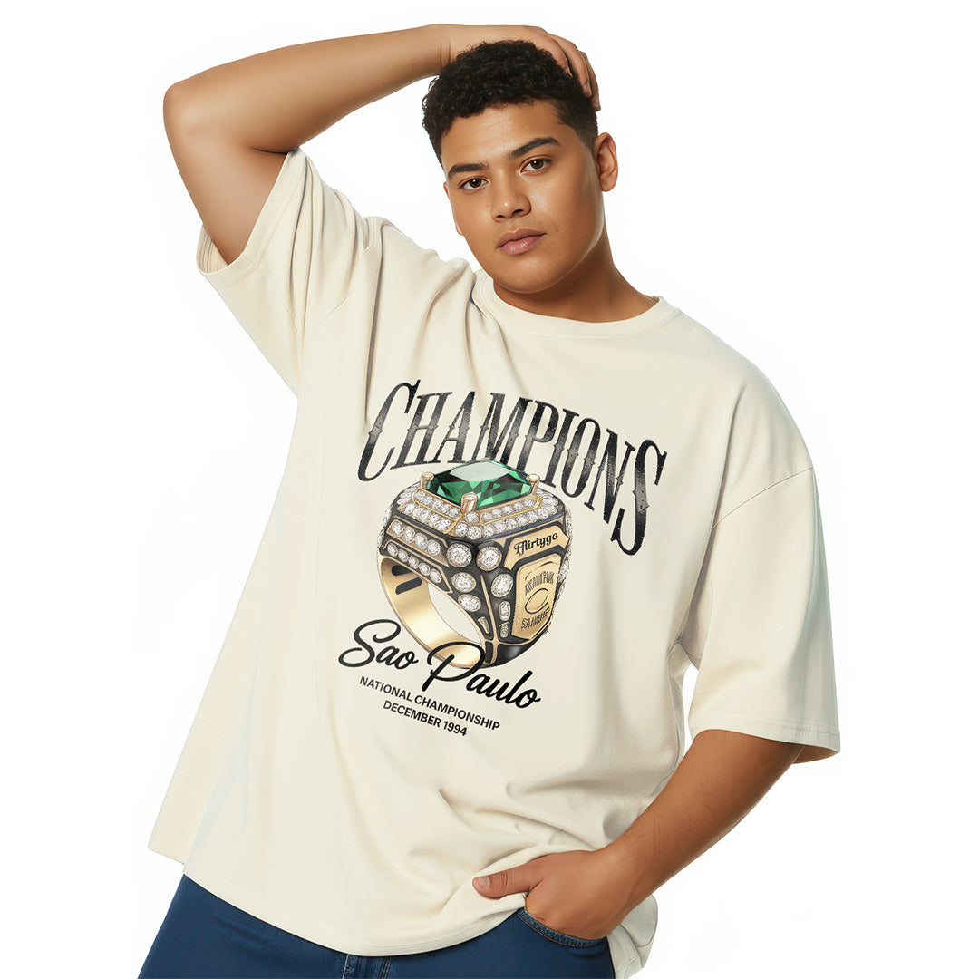 Mens Printed Oversized T-Shirts (Sizes Upto 6XL)