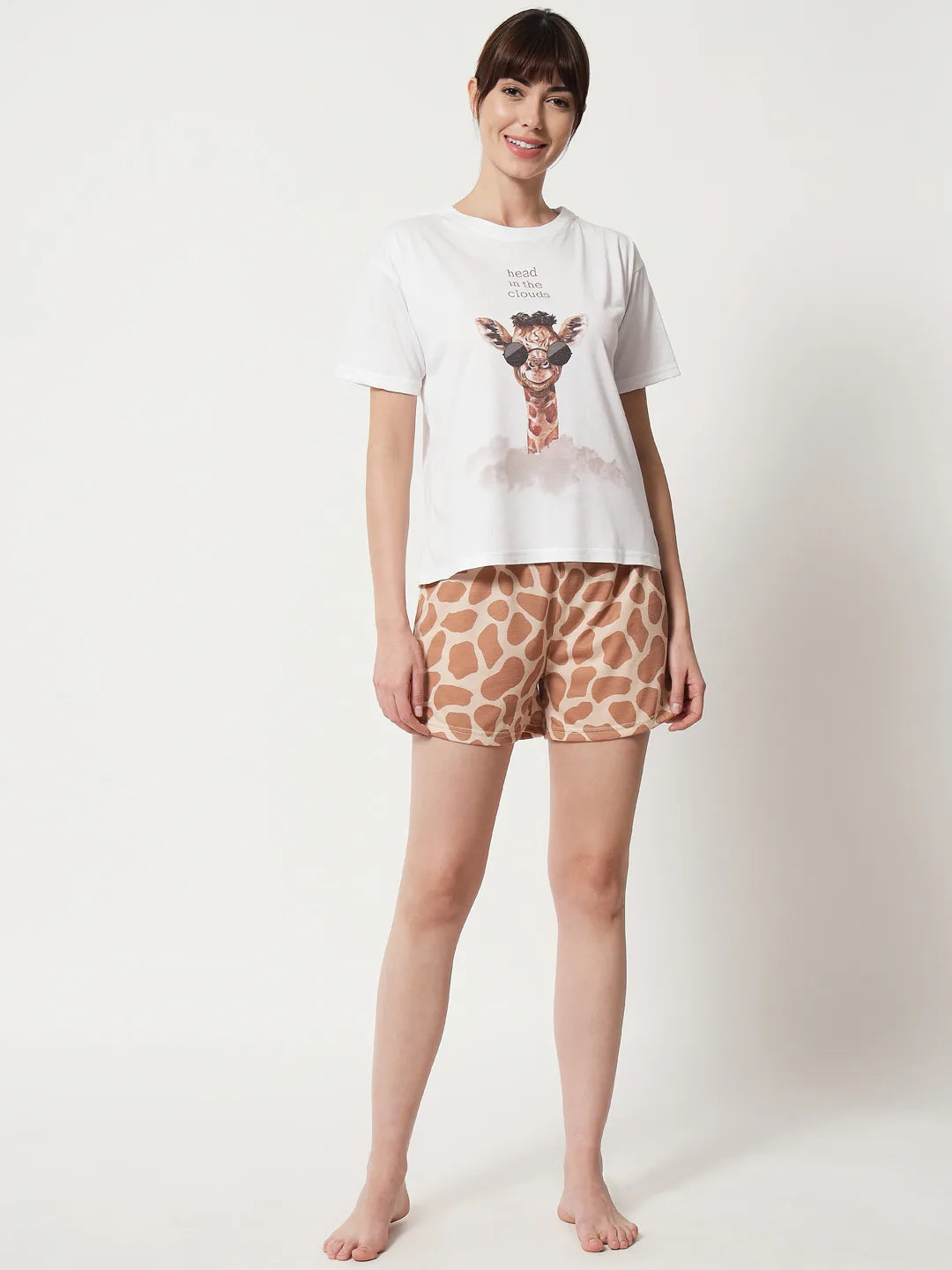 Head In The Clouds Shorts And T-Shirt Set