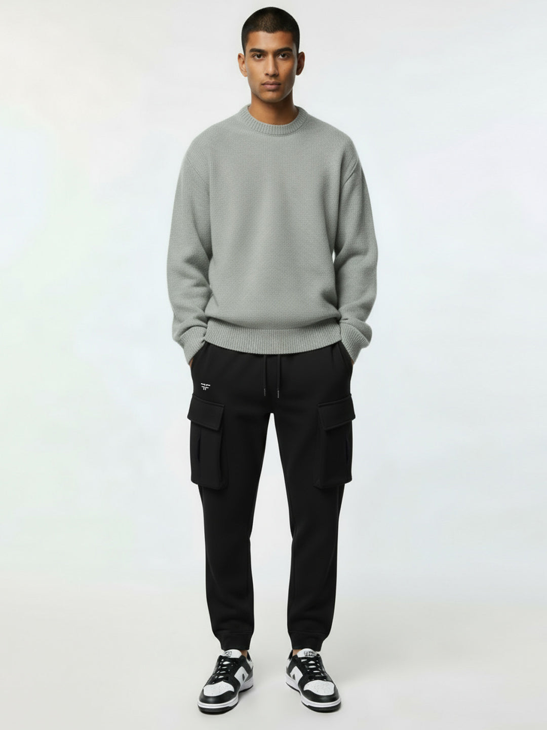 Black Joggers w/ Box Pockets