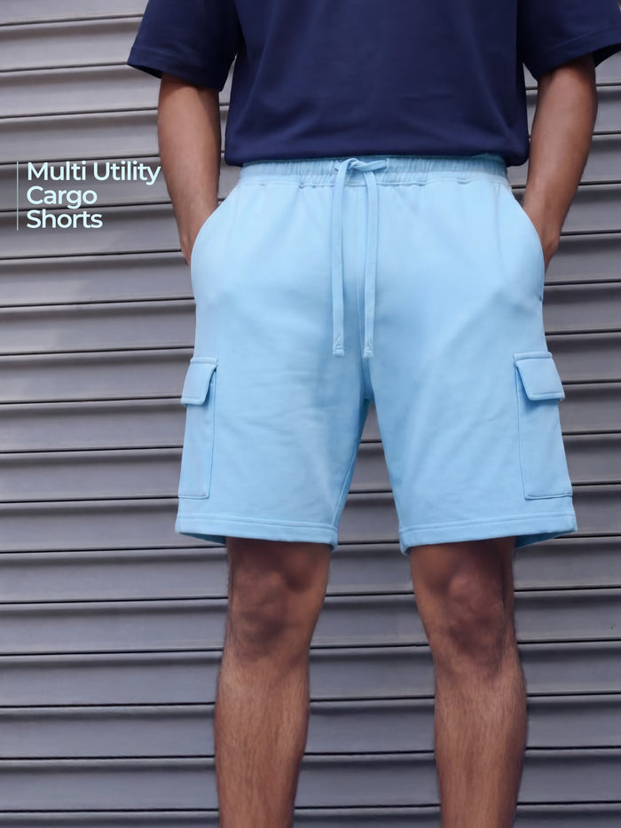 Sky Blue cargo shorts