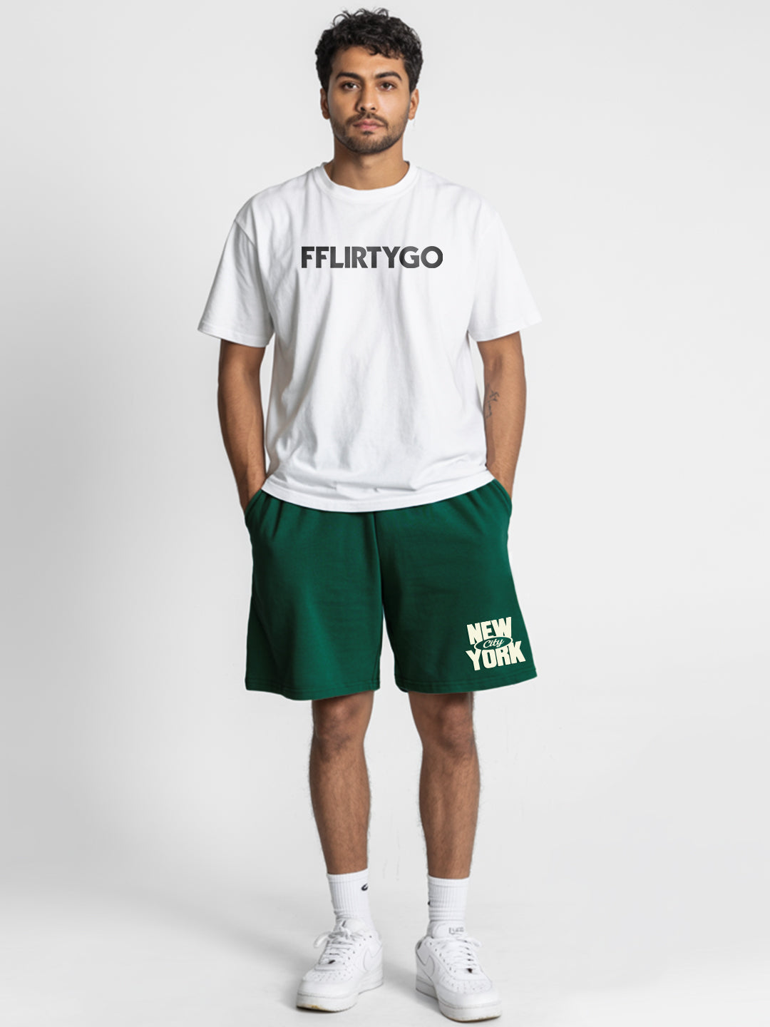 New York City Cotton Mens Shorts