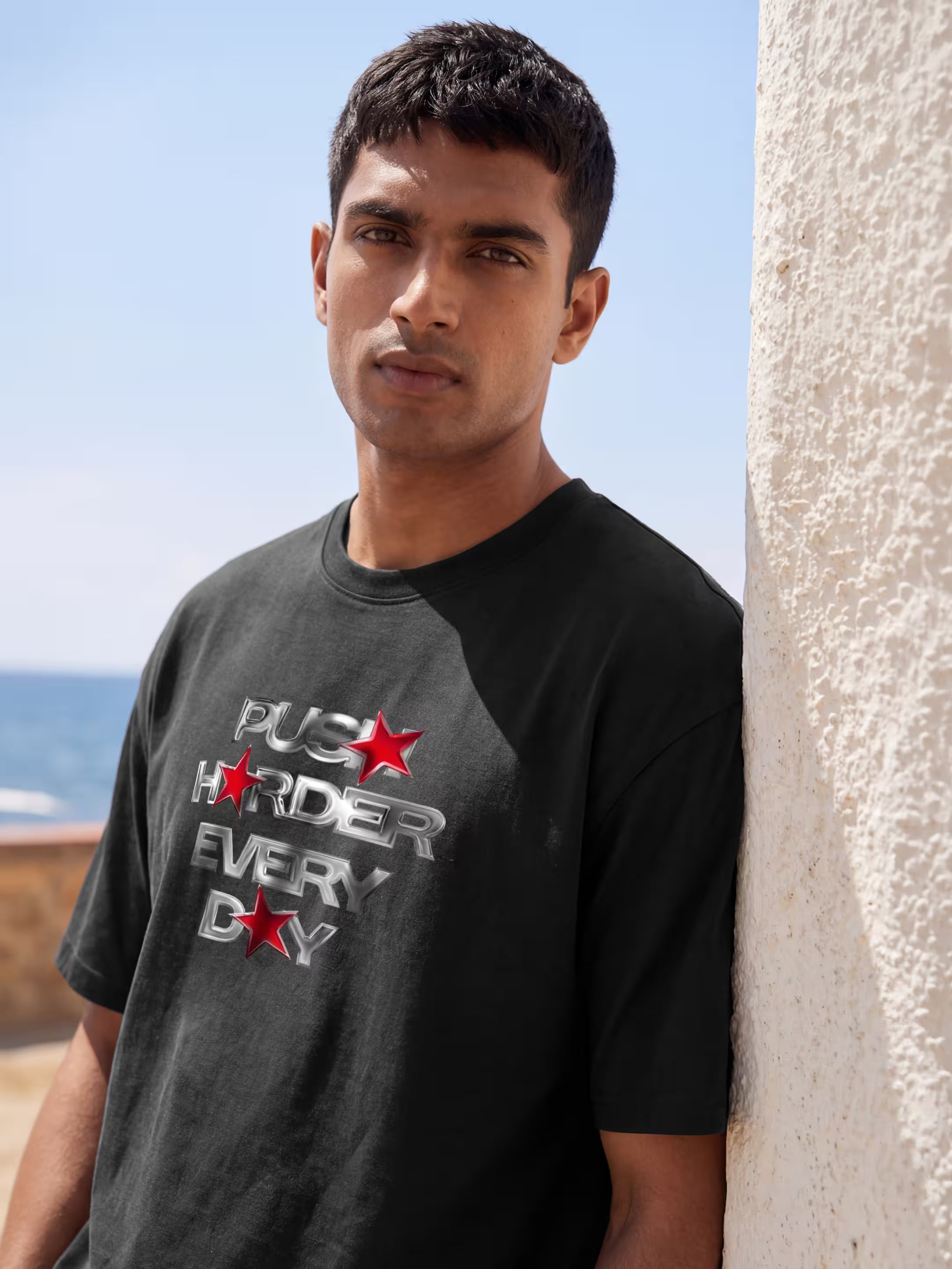 Push Harder Cotton Men's 240 GSM AirEase Summer Coords
