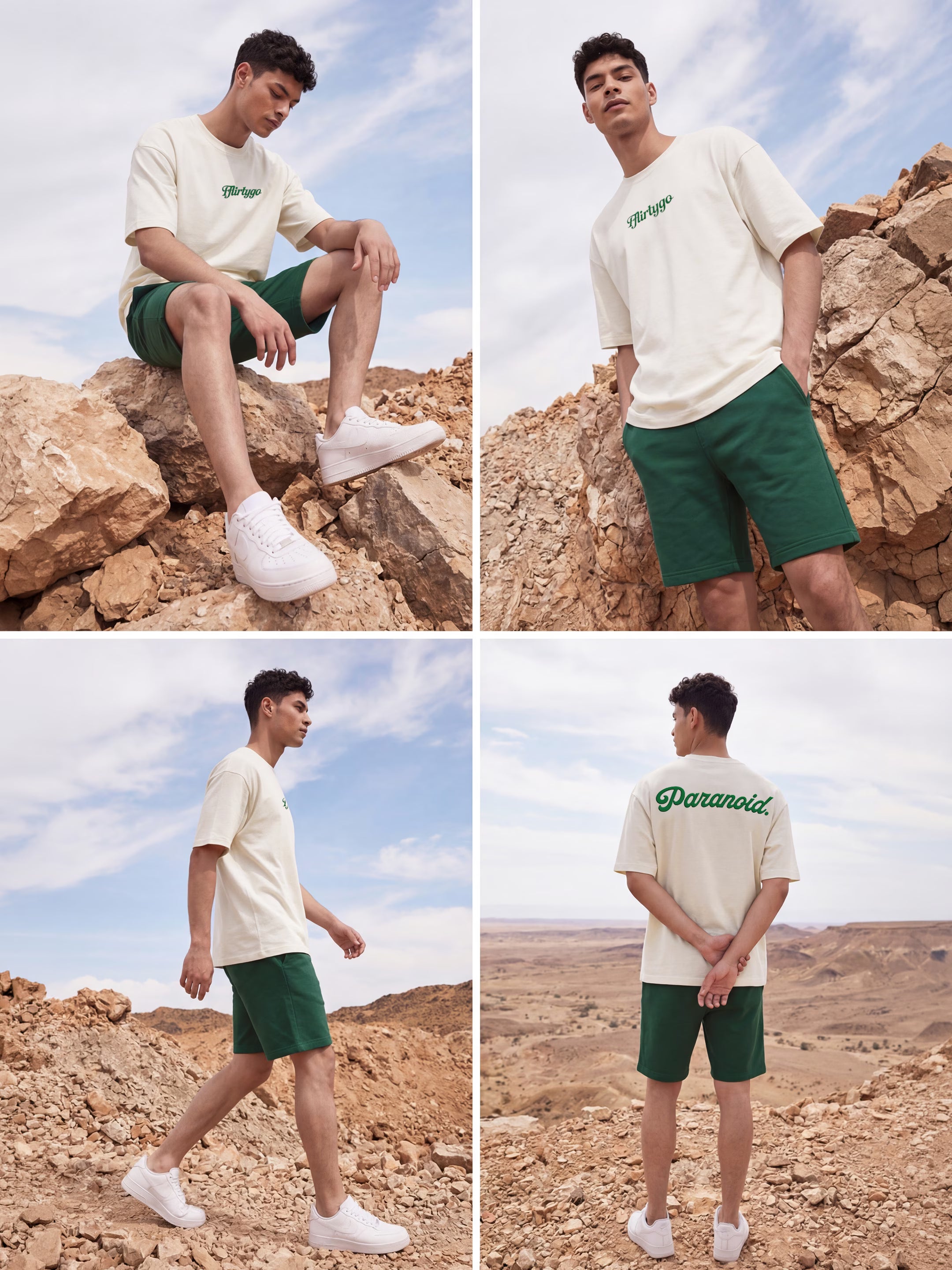 Paranoid Cotton Men's 240 GSM AirEase Summer Coords