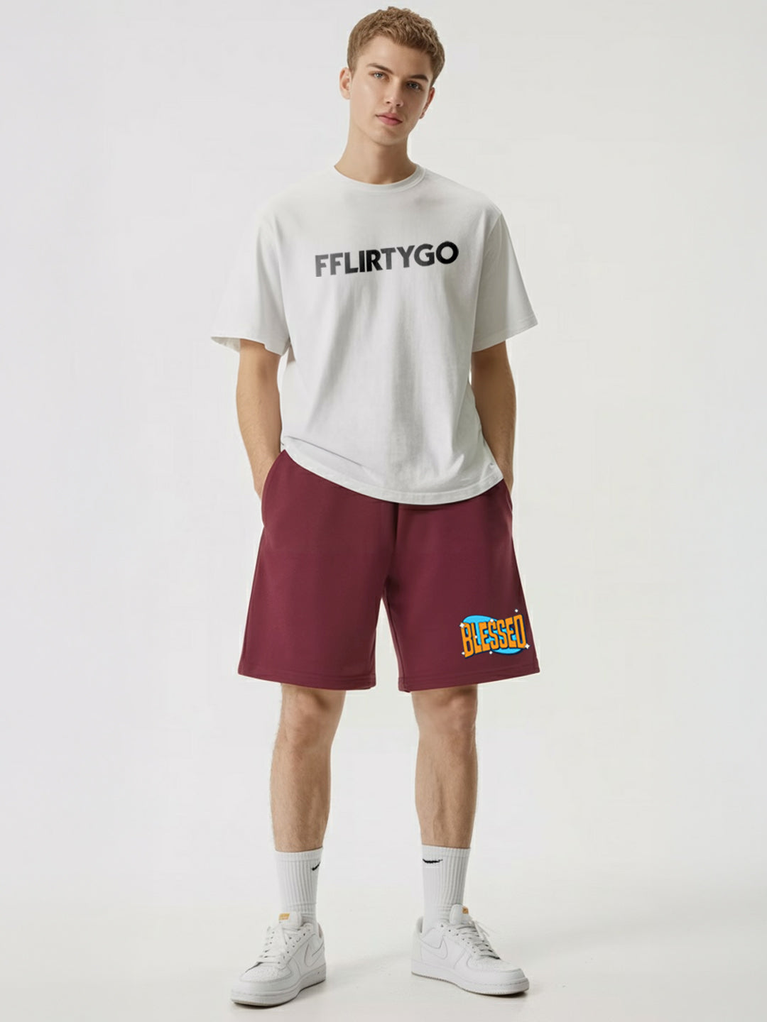 Blessed Cotton Mens Shorts