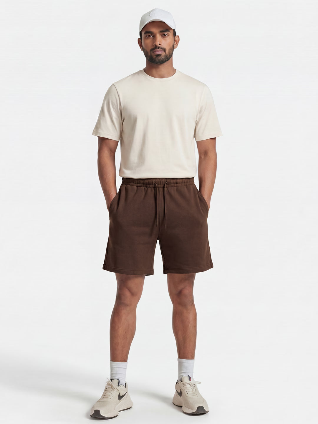 Chocolate Brown Cotton Men's Shorts