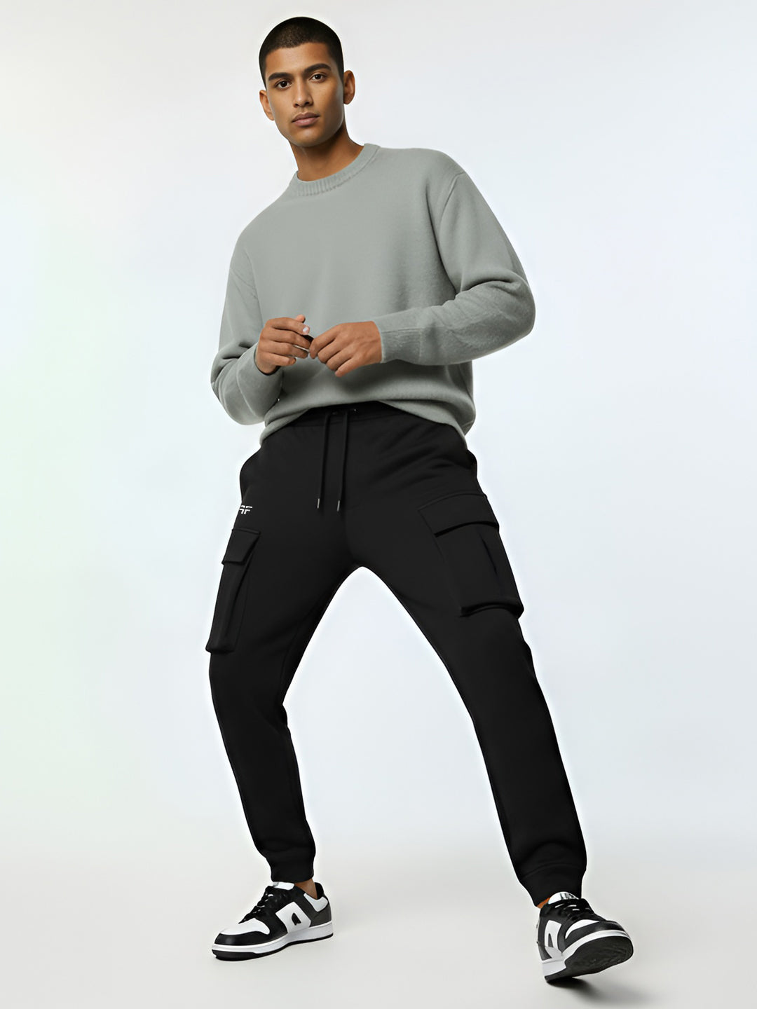 Black Joggers w/ Box Pockets