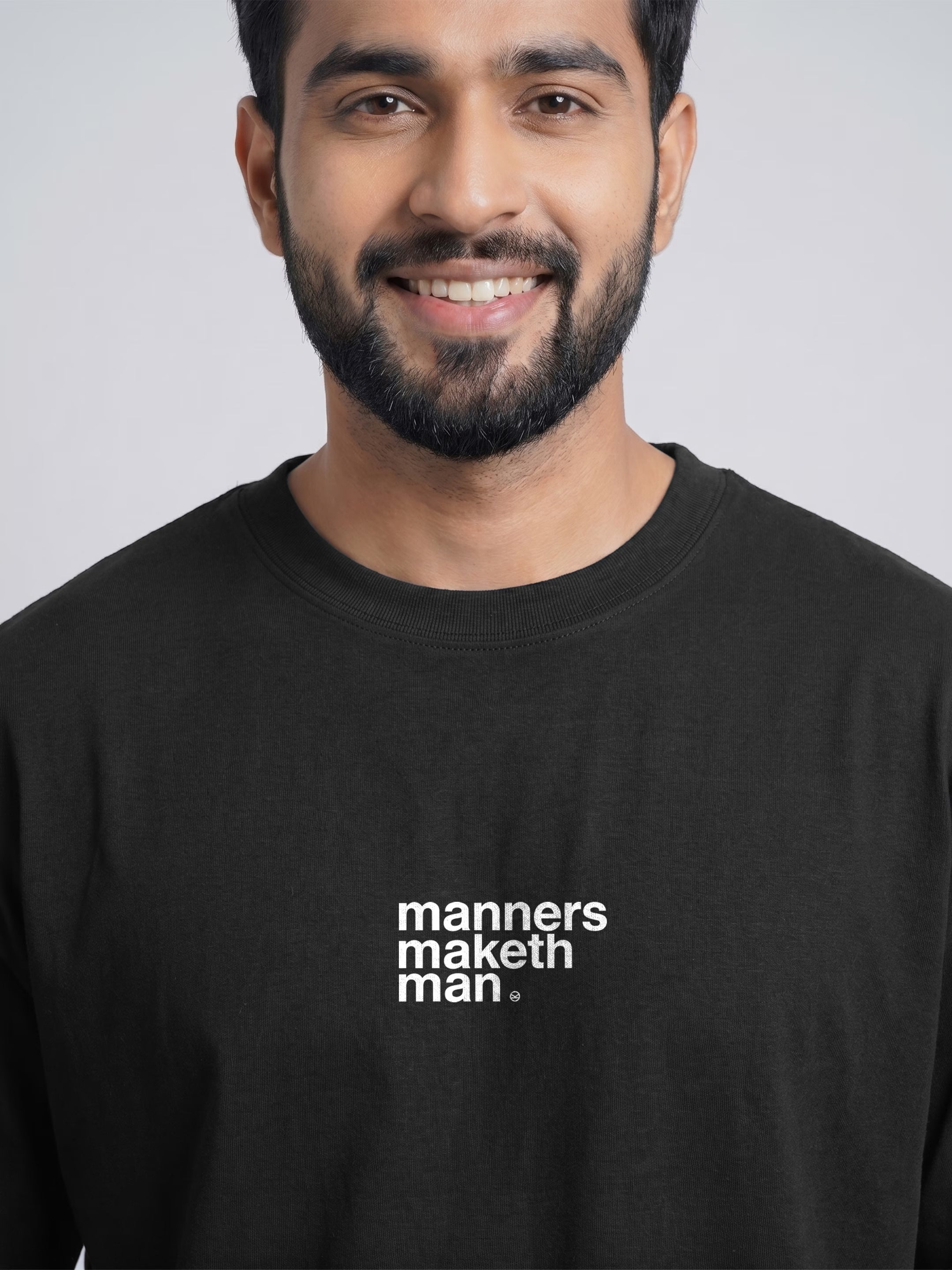 Manners Maketh Men's Oversized T-Shirt