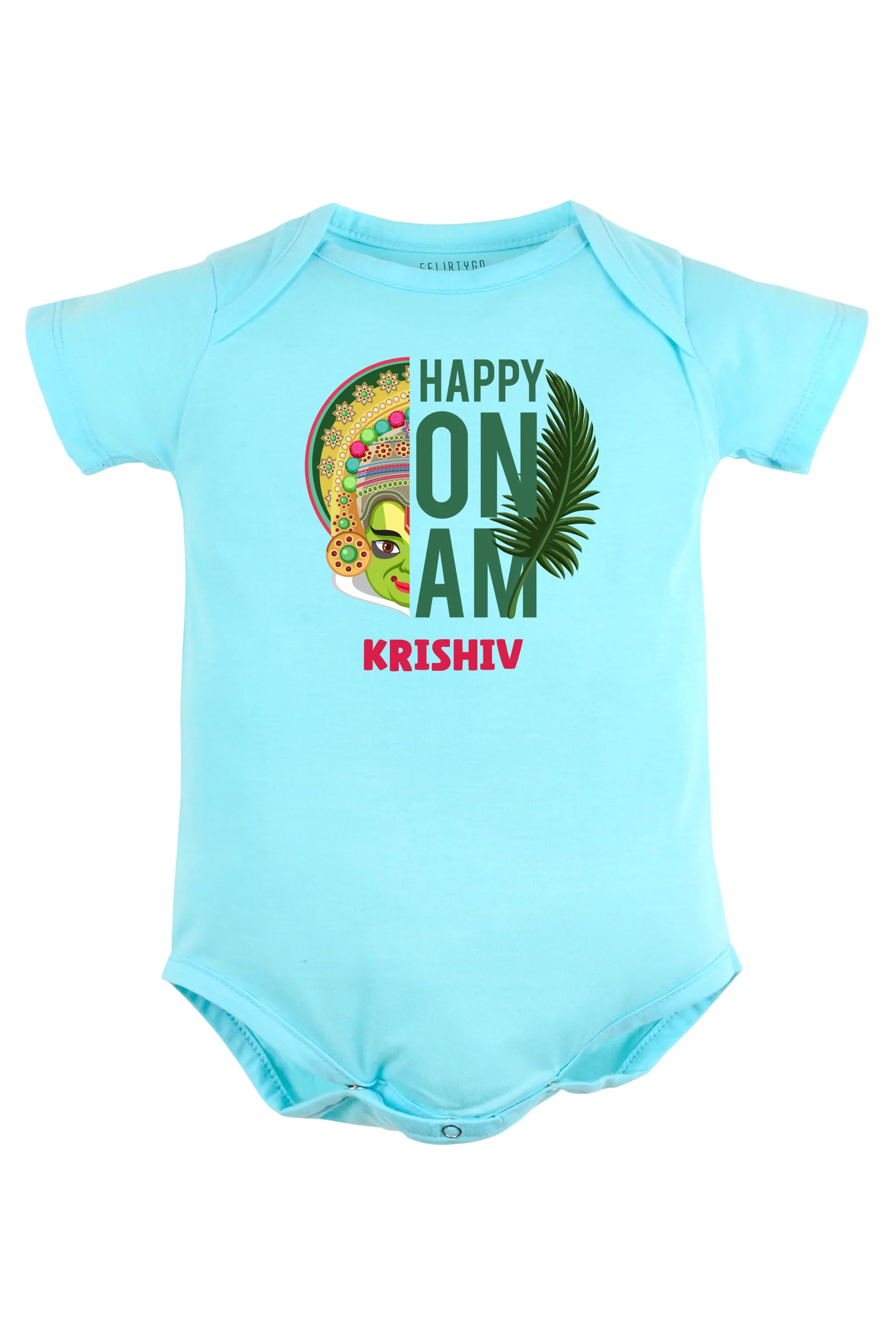 Happy Onam Baby Romper | Onesies w/ Custom Name