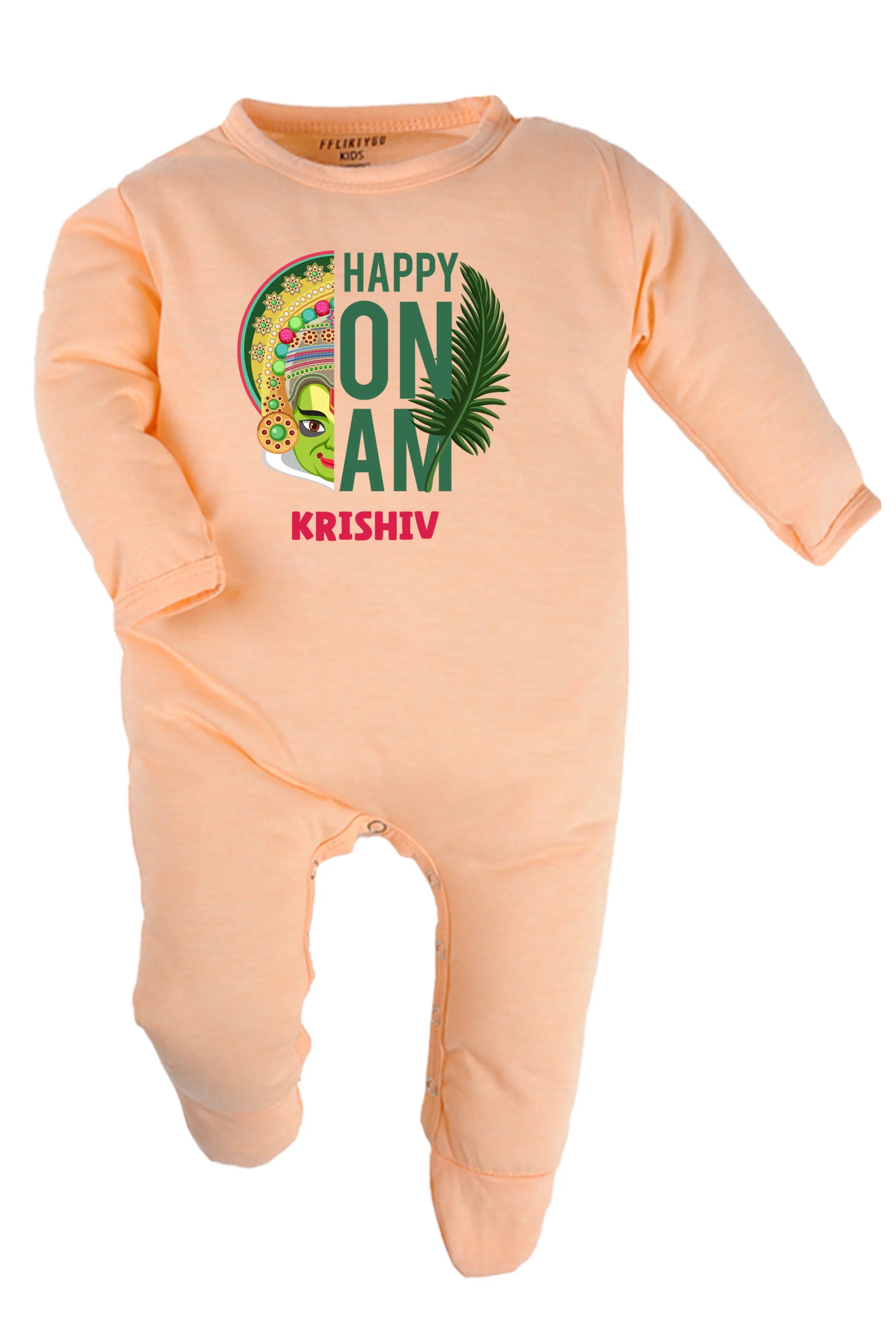 Happy Onam Baby Romper | Onesies w/ Custom Name