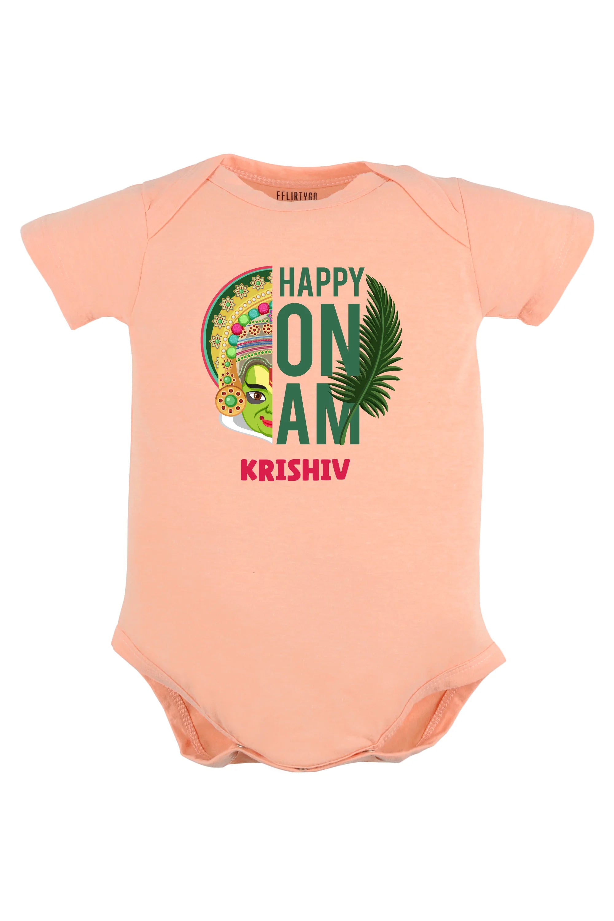 Happy Onam Baby Romper | Onesies w/ Custom Name