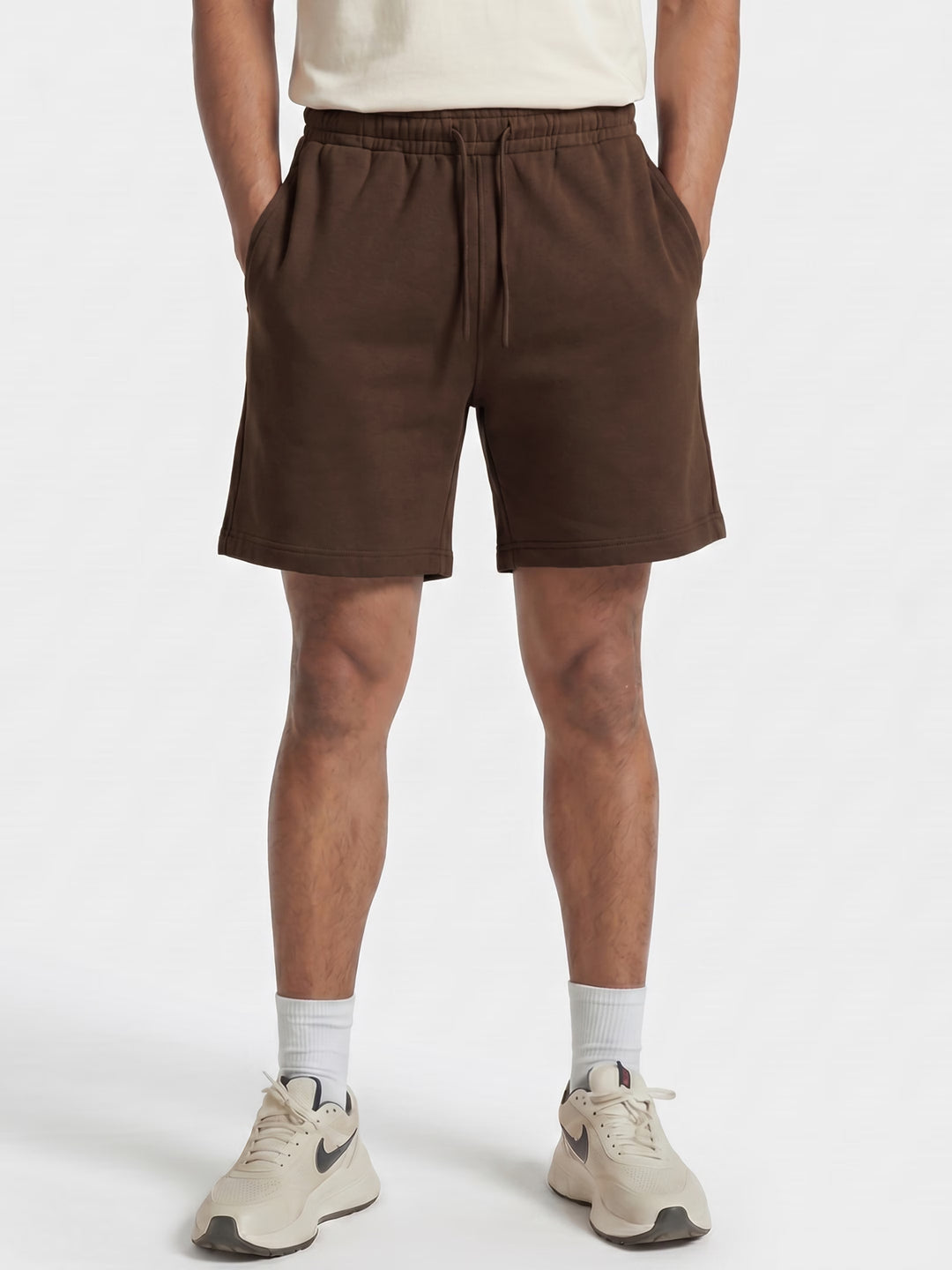 Chocolate Brown Cotton Men's Shorts