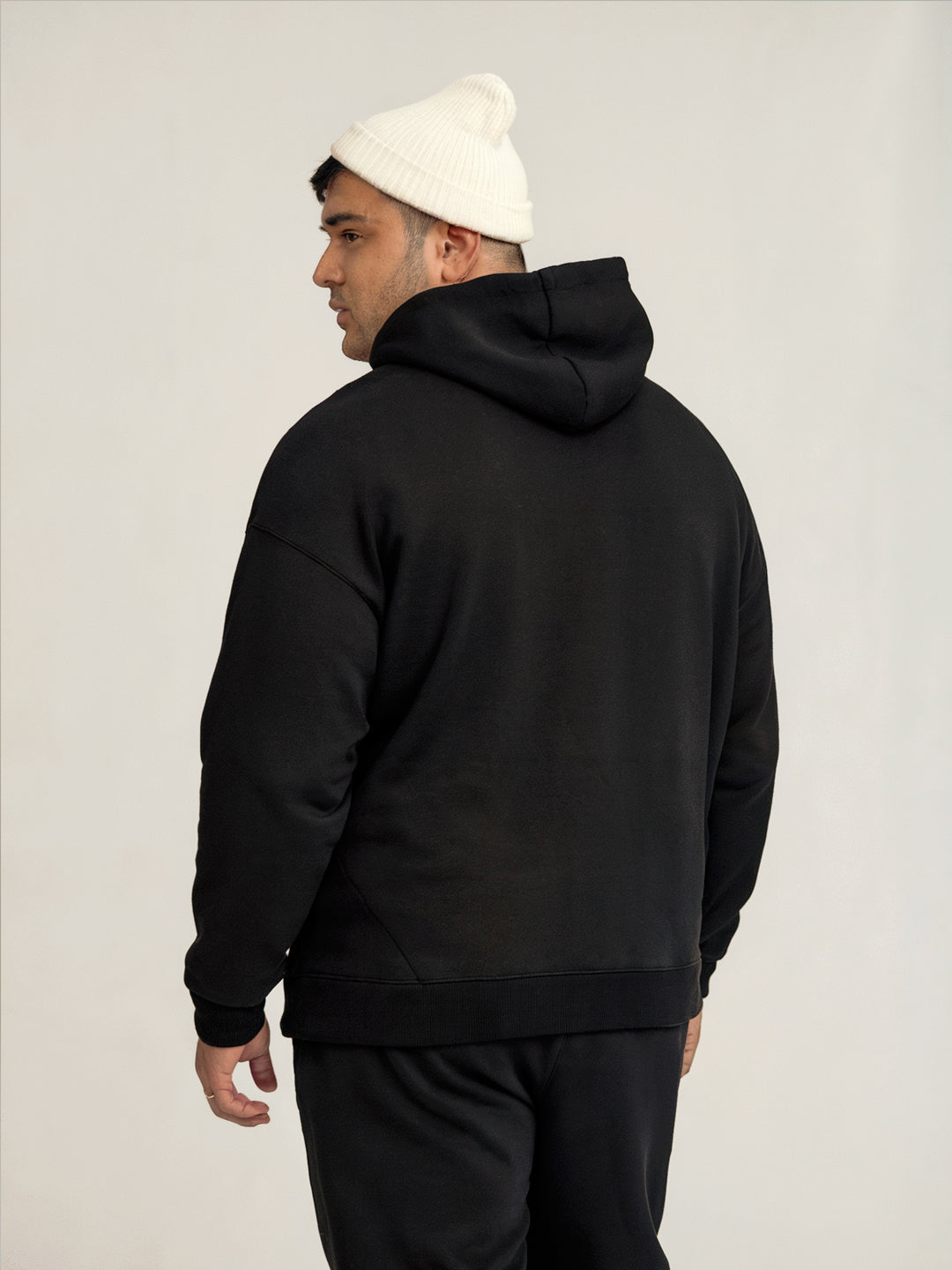 || BLACK THERMAL CO-ORD SET (HOODIE AND JOGGER COMBO) ||
