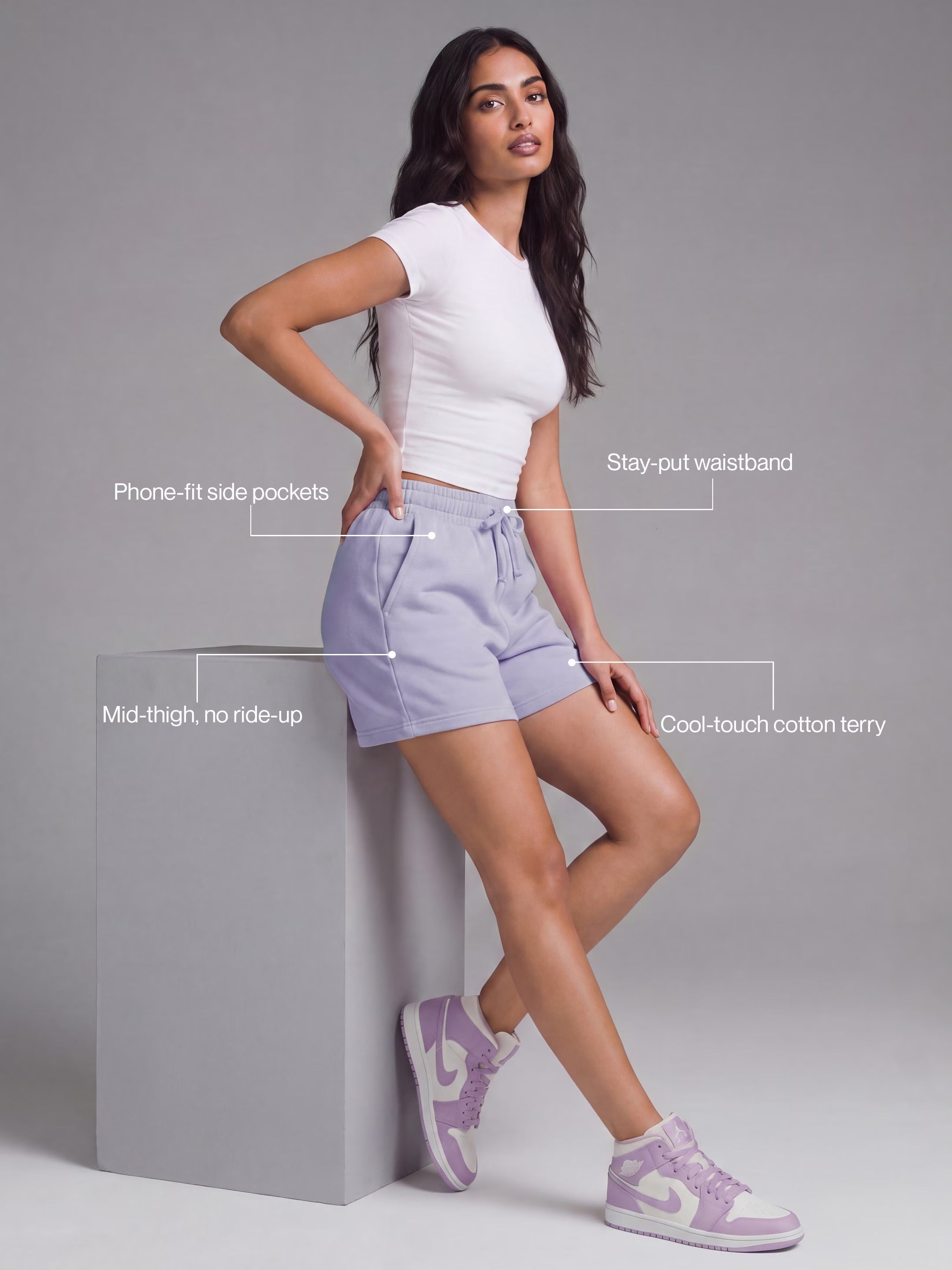 Lilac Shorts