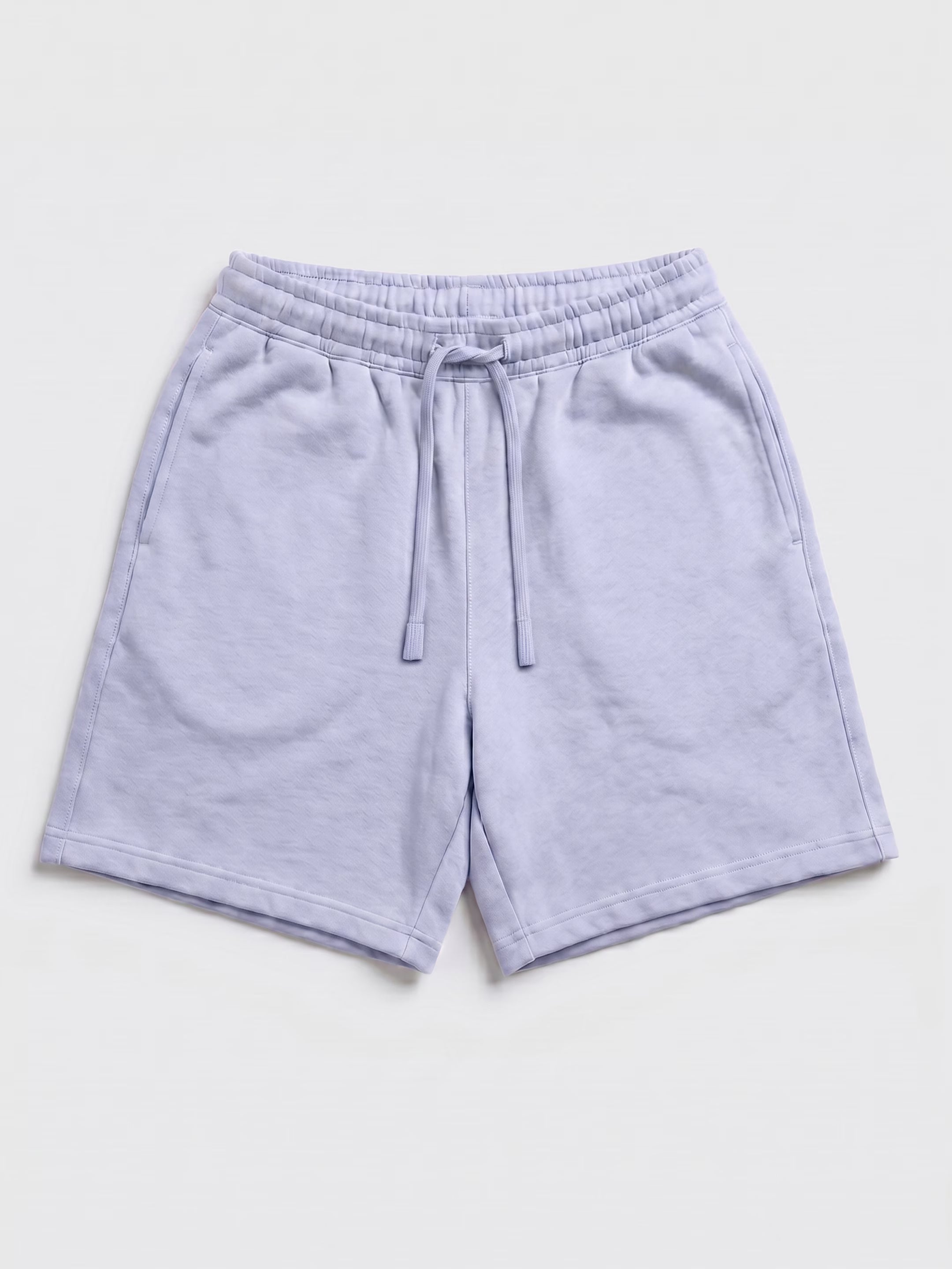 Light Purple Cotton Men's Shorts