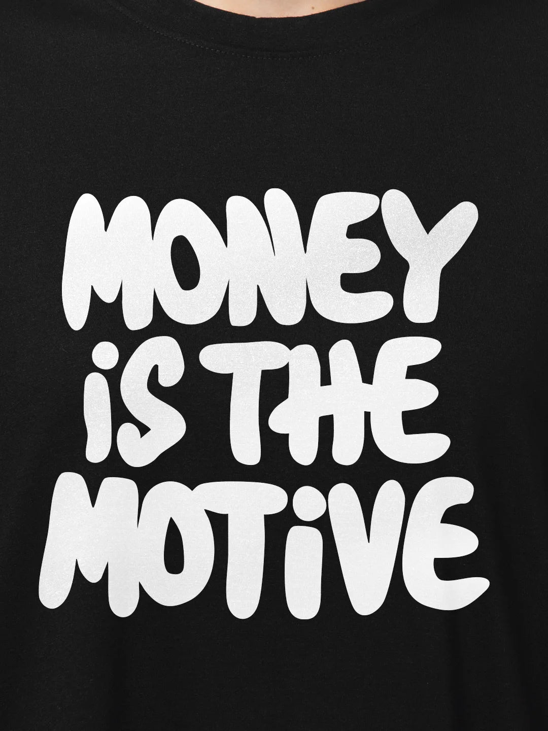 Money Is The Motive Cotton Mens T Shirt and Shorts Combo Set