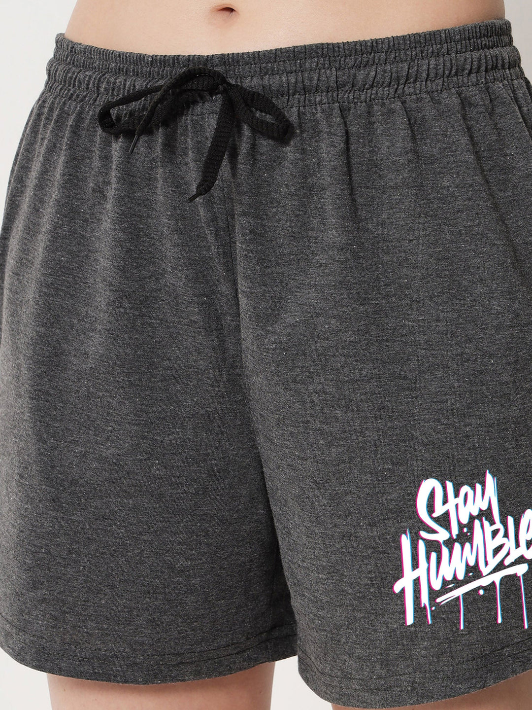 Stay Humble Cotton Girls T Shirt and Short Set