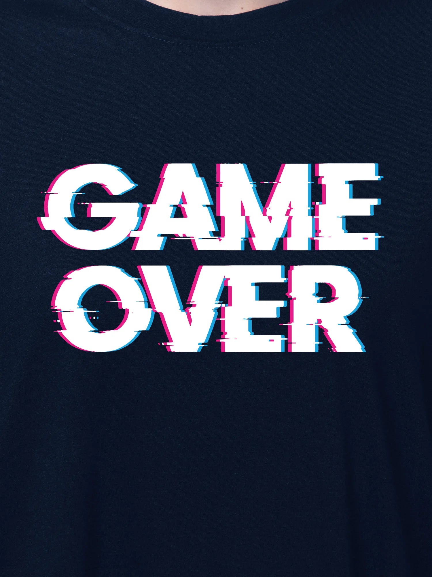 Game Over Cotton Mens T Shirt and Shorts Combo Set