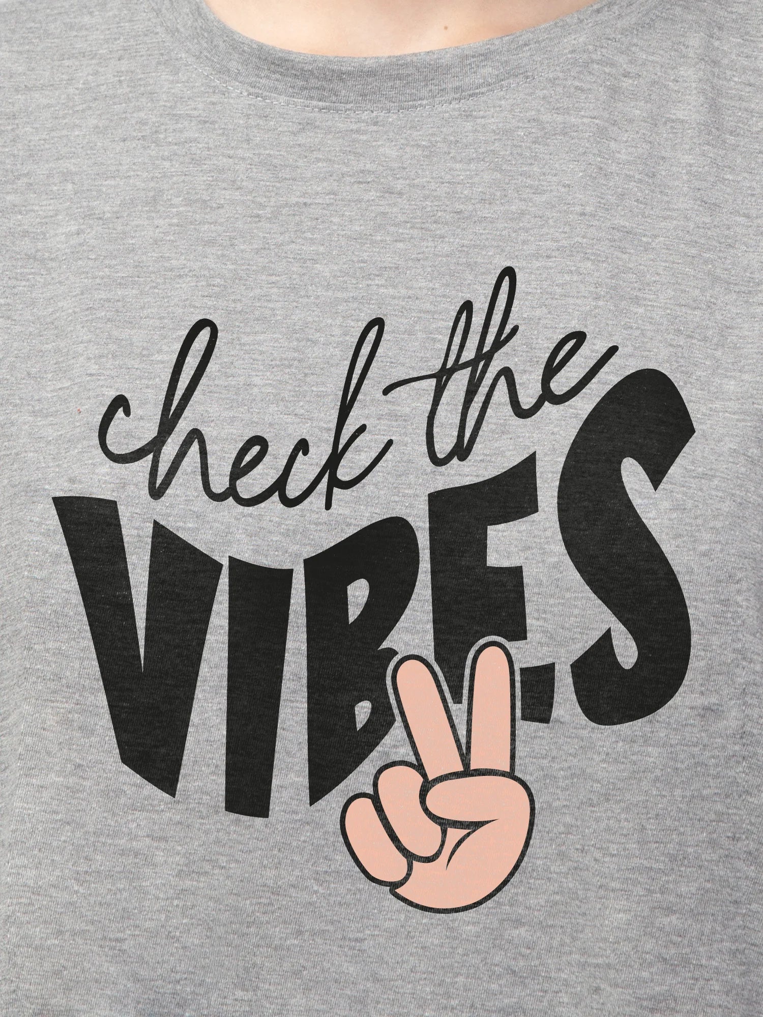 Check The Vibes Cotton Mens T Shirt and Shorts Combo Set
