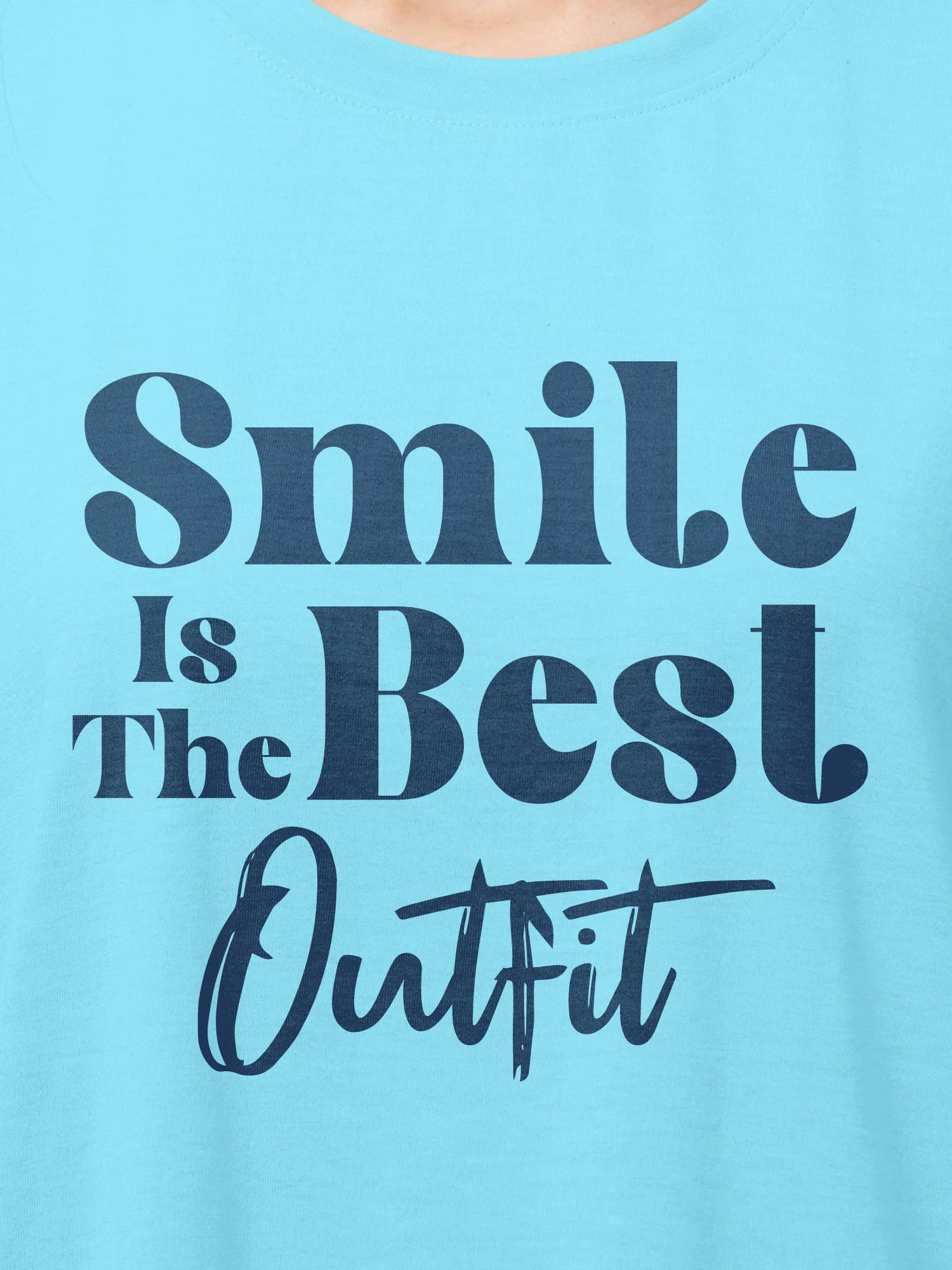 Smile Is The Best Cotton Mens T Shirt and Shorts Combo Set