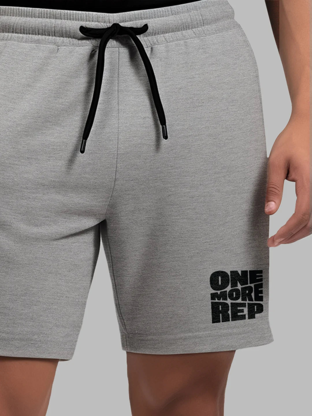 One More Rep Cotton Mens T Shirt and Shorts Combo Set