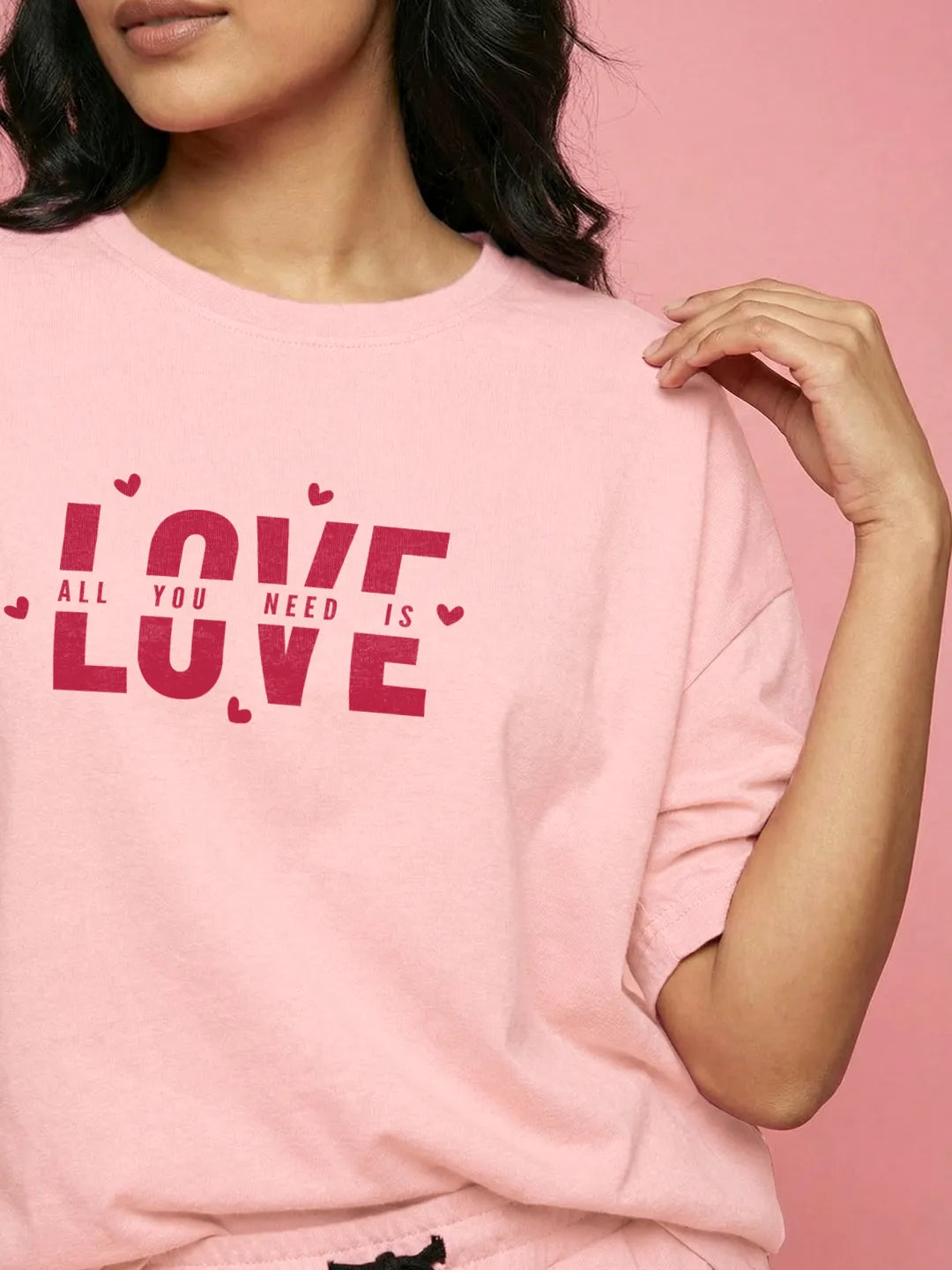 Love Special Cotton T shirt & Shorts Combo set