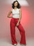Red Flared PJ Pants