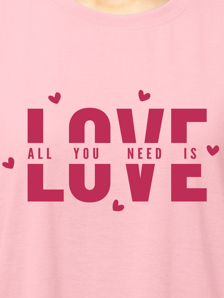 Love Special Cotton T shirt & short set