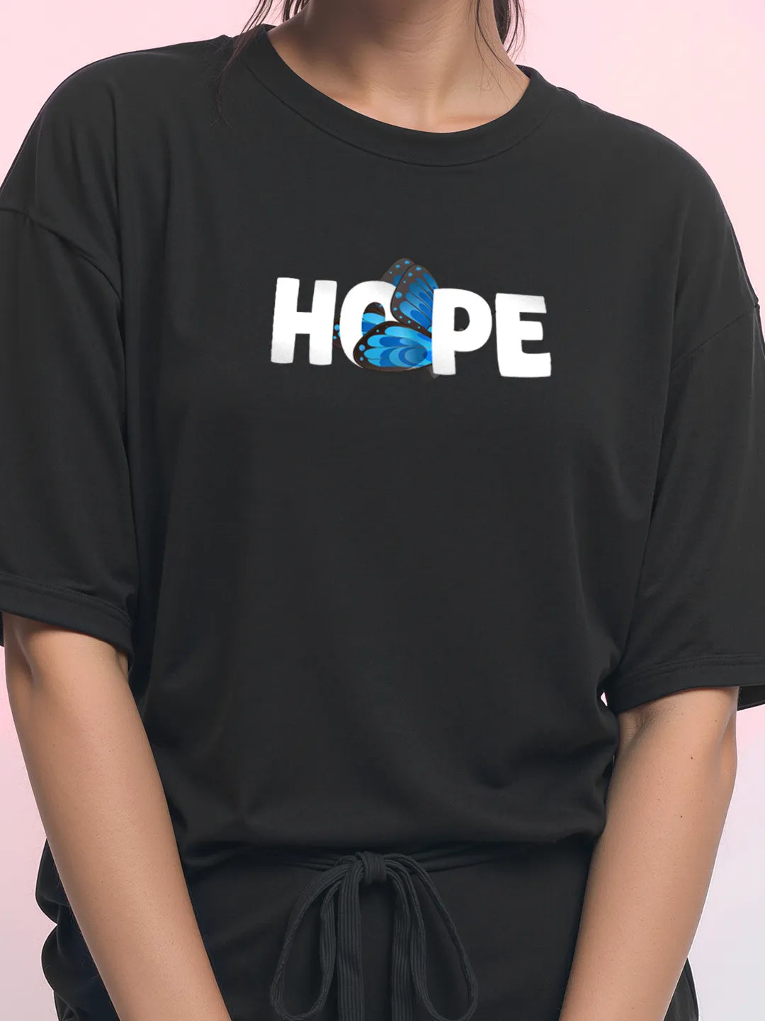 Hope Cotton Women's T Shirt and Shorts Combo Set