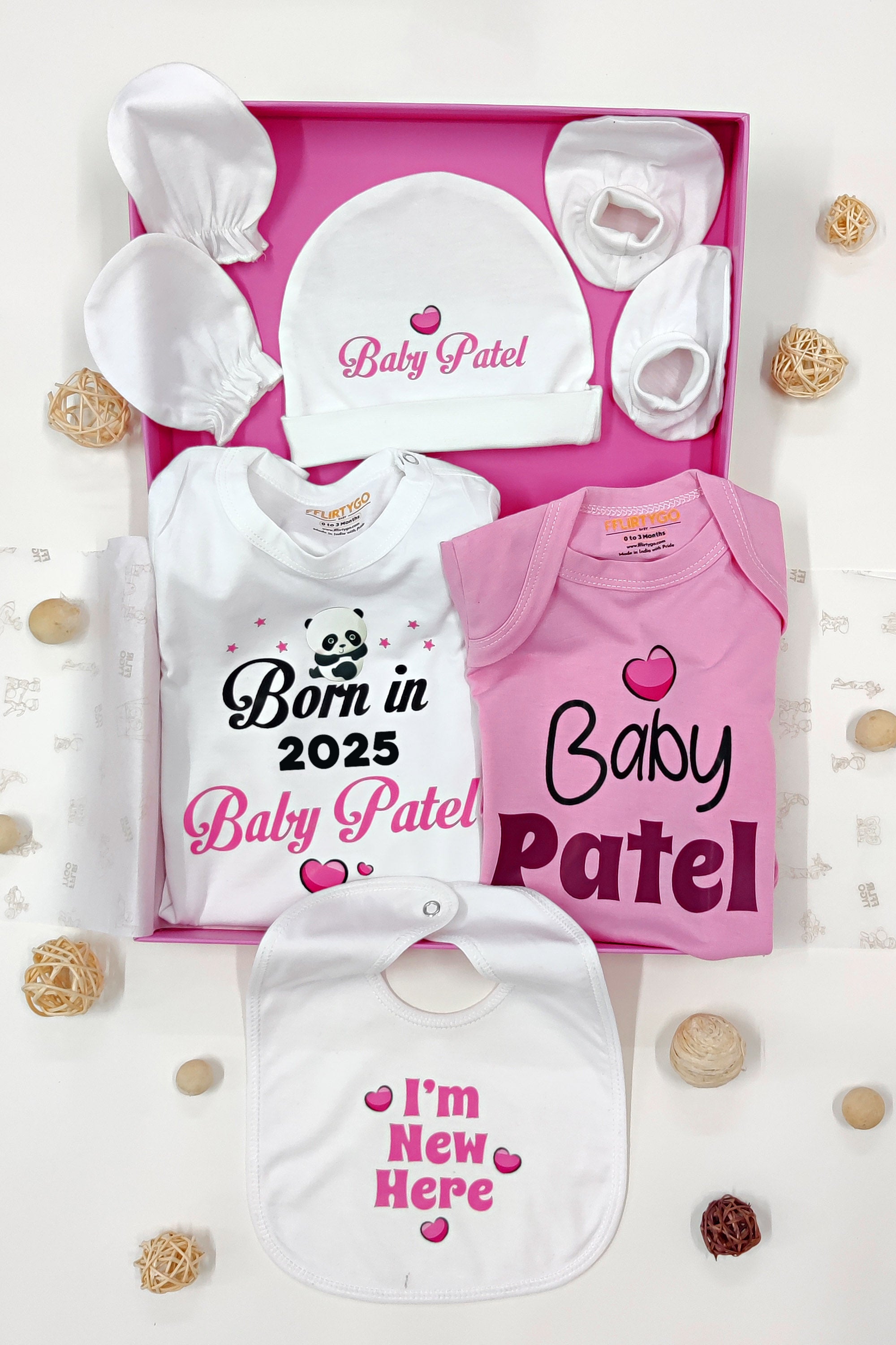 Stellar Welcome: Personalized Newborn Baby Gift Set – FflirtyGo