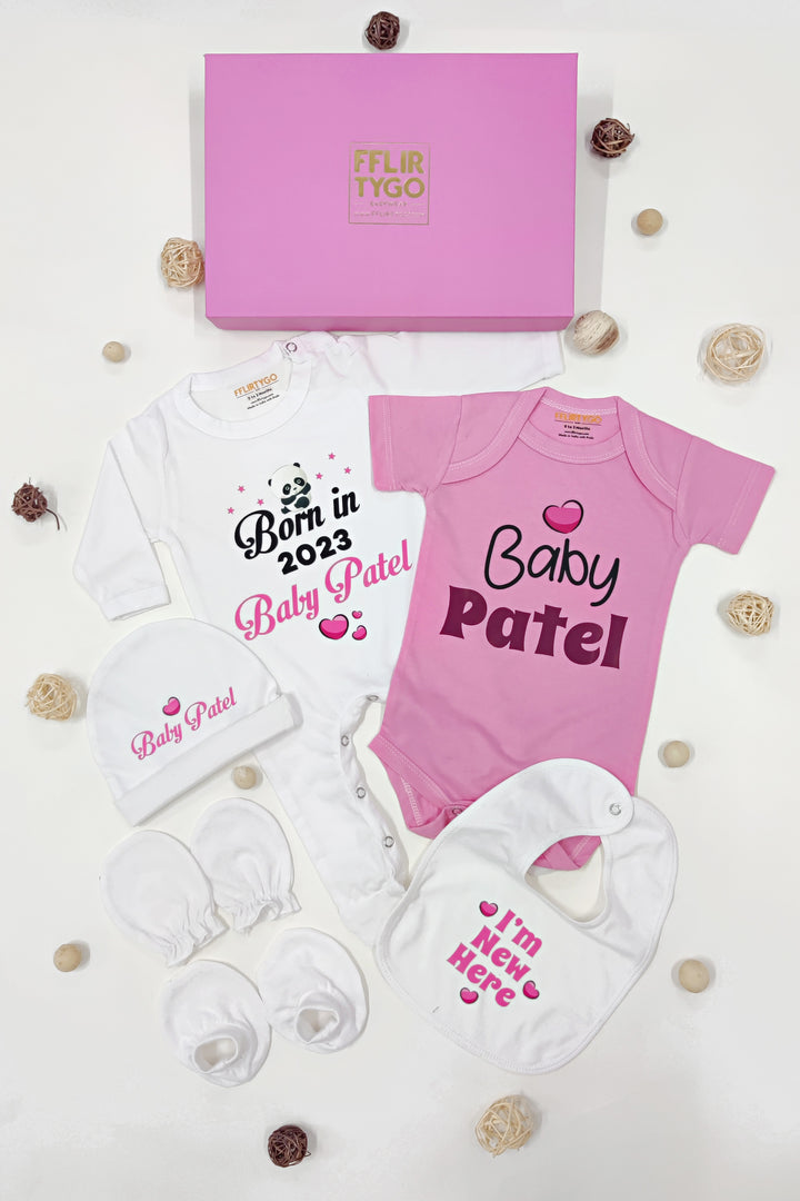 Stellar Welcome: Personalized Newborn Baby Gift Set