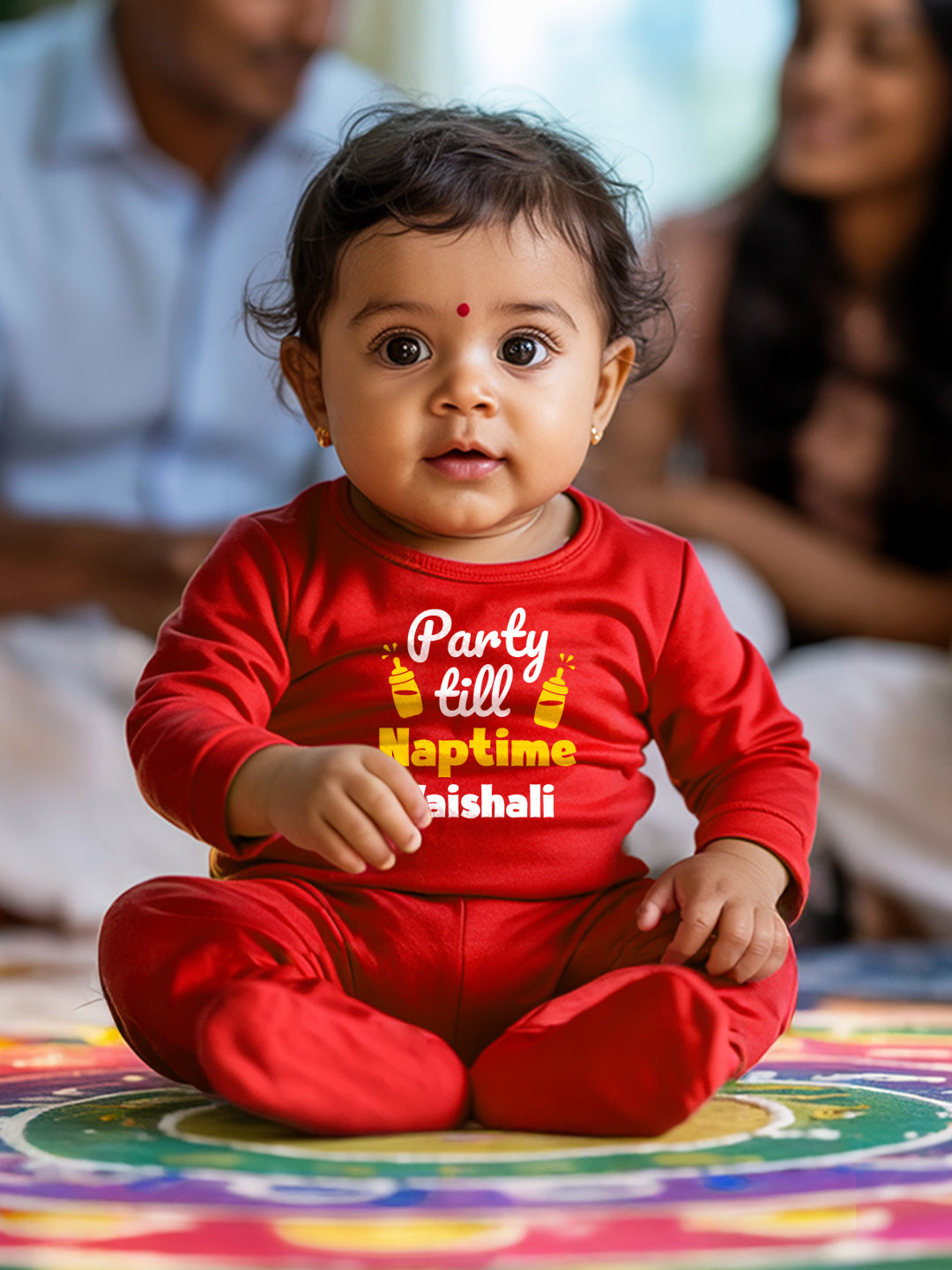 Party Till Nap Time Baby Romper | Onesies w/ Custom Name