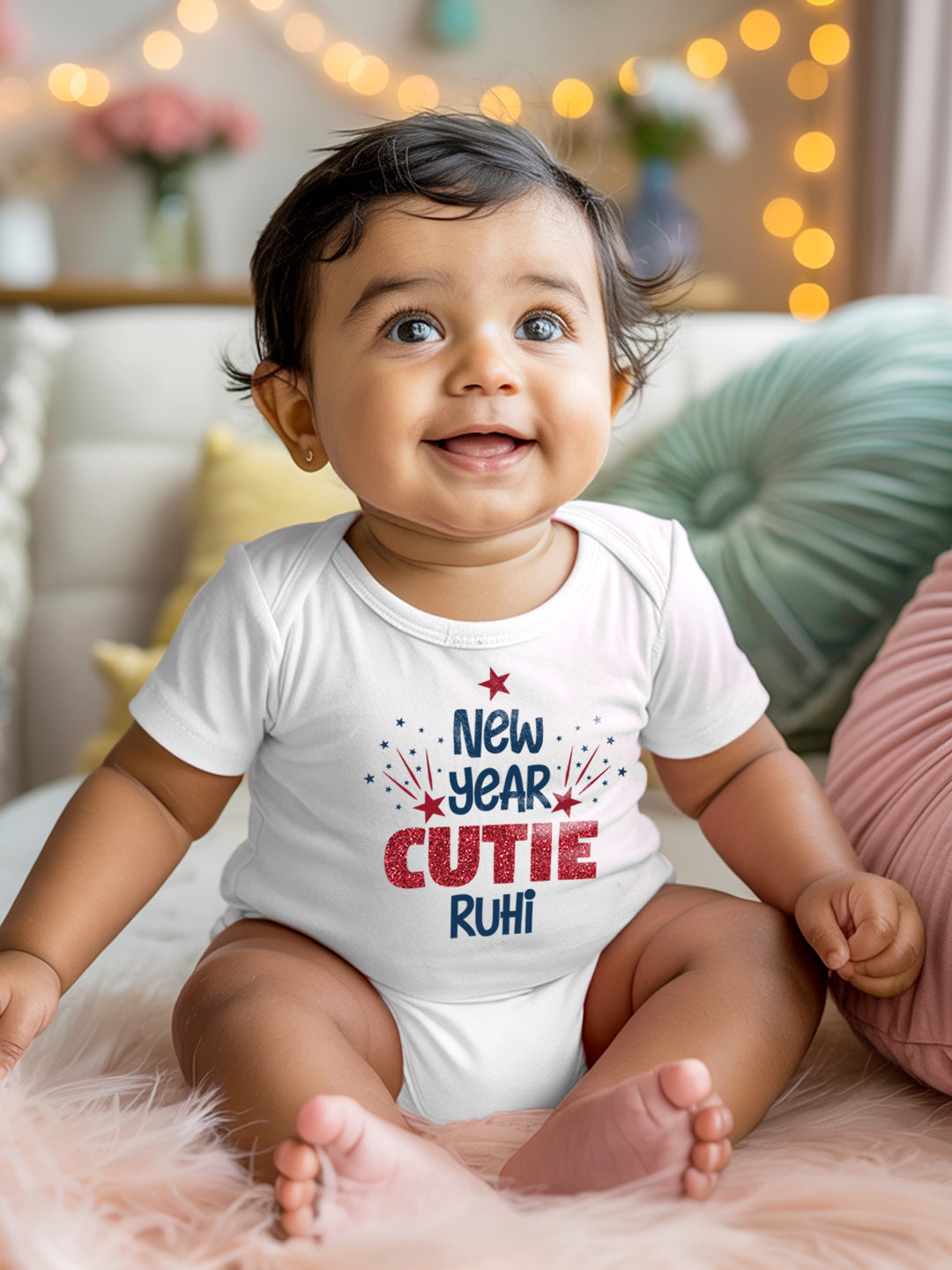 New Year Cutie Baby Romper | Onesies w/ Custom Name