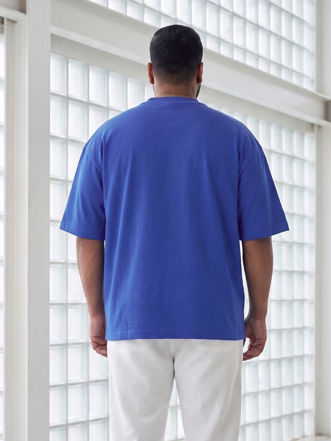 Royal Blue Men's Oversized T-Shirt