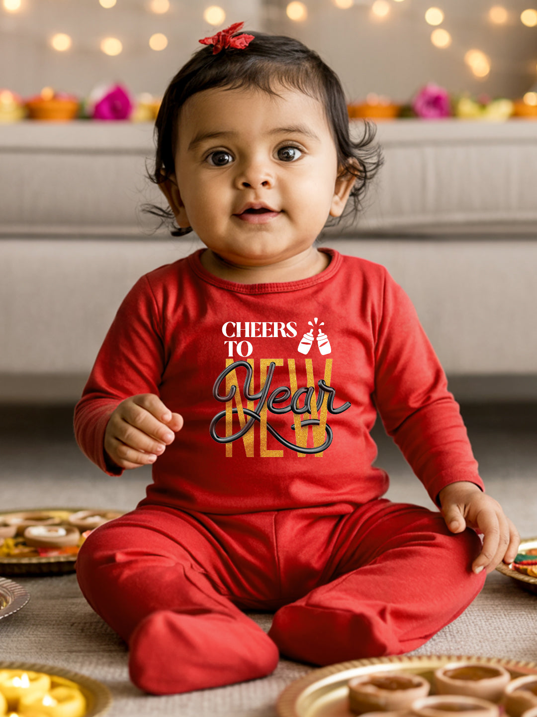Cheers To New Year Baby Romper | Onesies