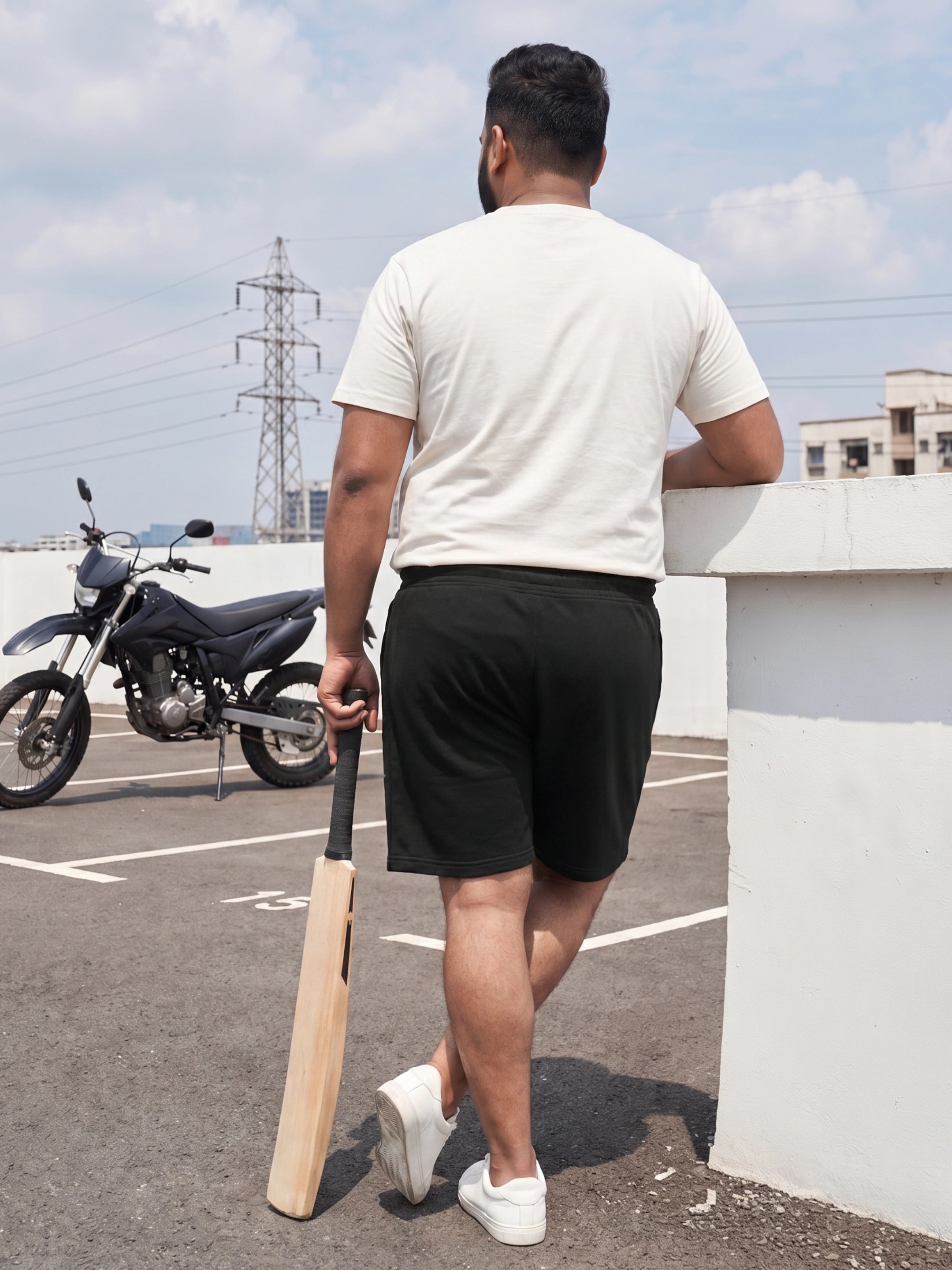 Love Cricket Cotton Mens Shorts