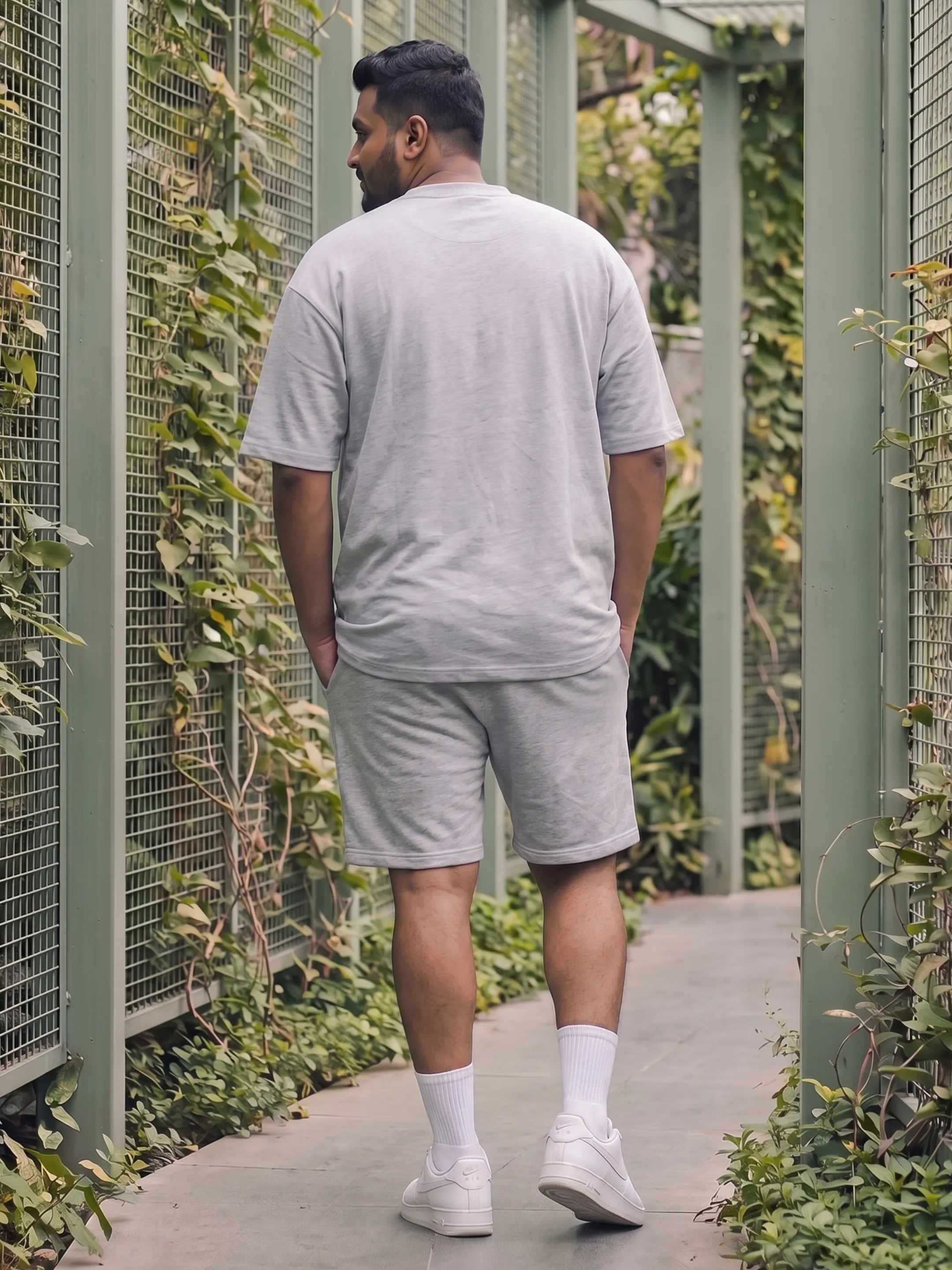 Evolve Or Repeat Cotton Men's Oversized Coord Sets