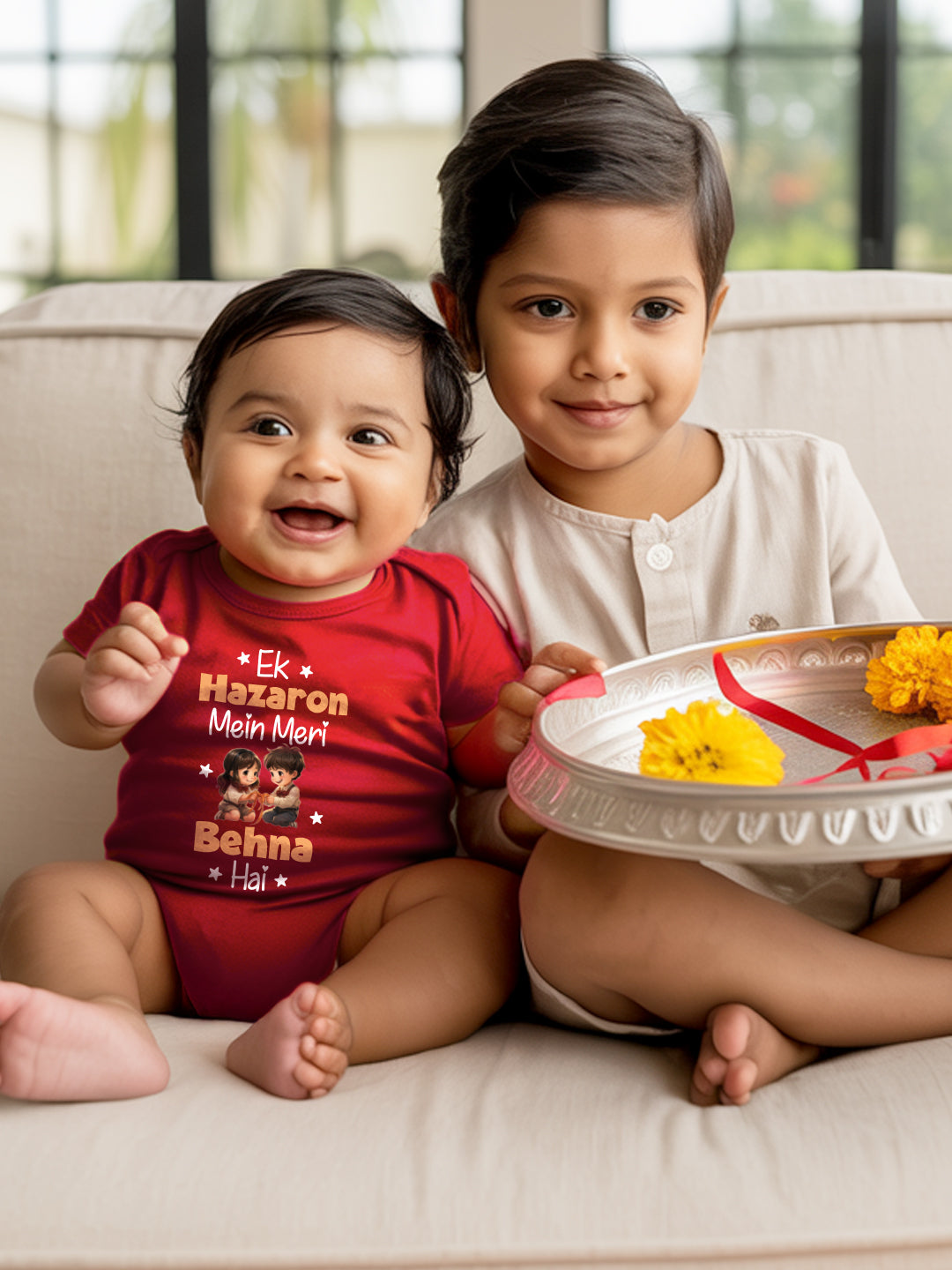 Ek Hazaron Mein Meri Behna Hai Baby Romper | Onesies