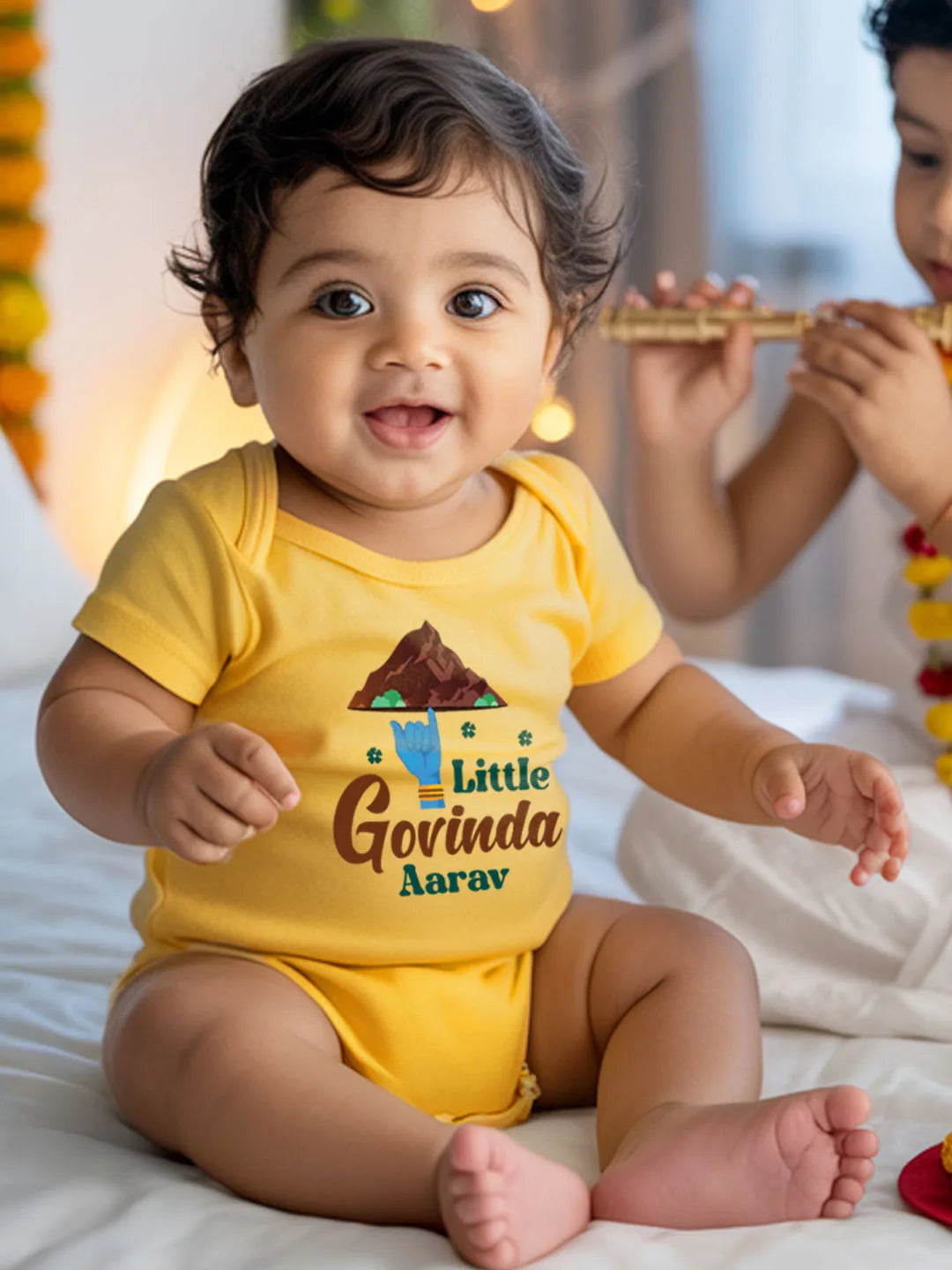 Little Govinda Baby Romper | Onesies w/ Custom Name