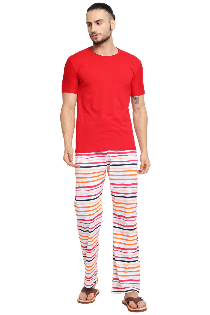 Blue Red and White Check Pyjama