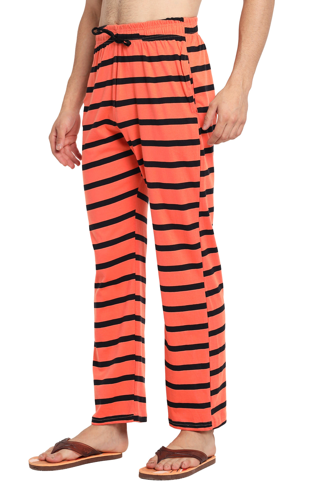 Orange and Navy Check Pyjama